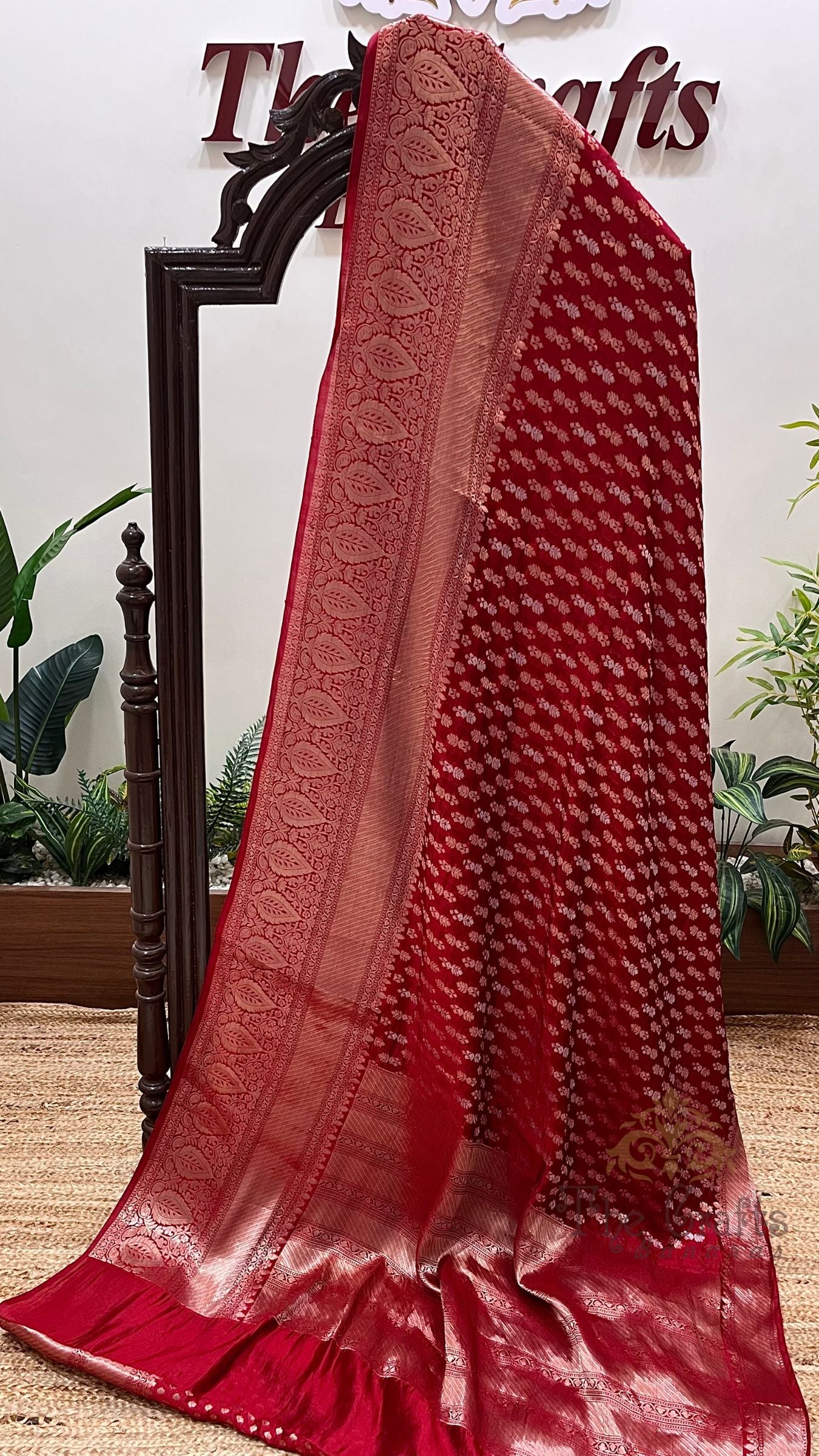 Pure Mango Silk Banarasi Saree