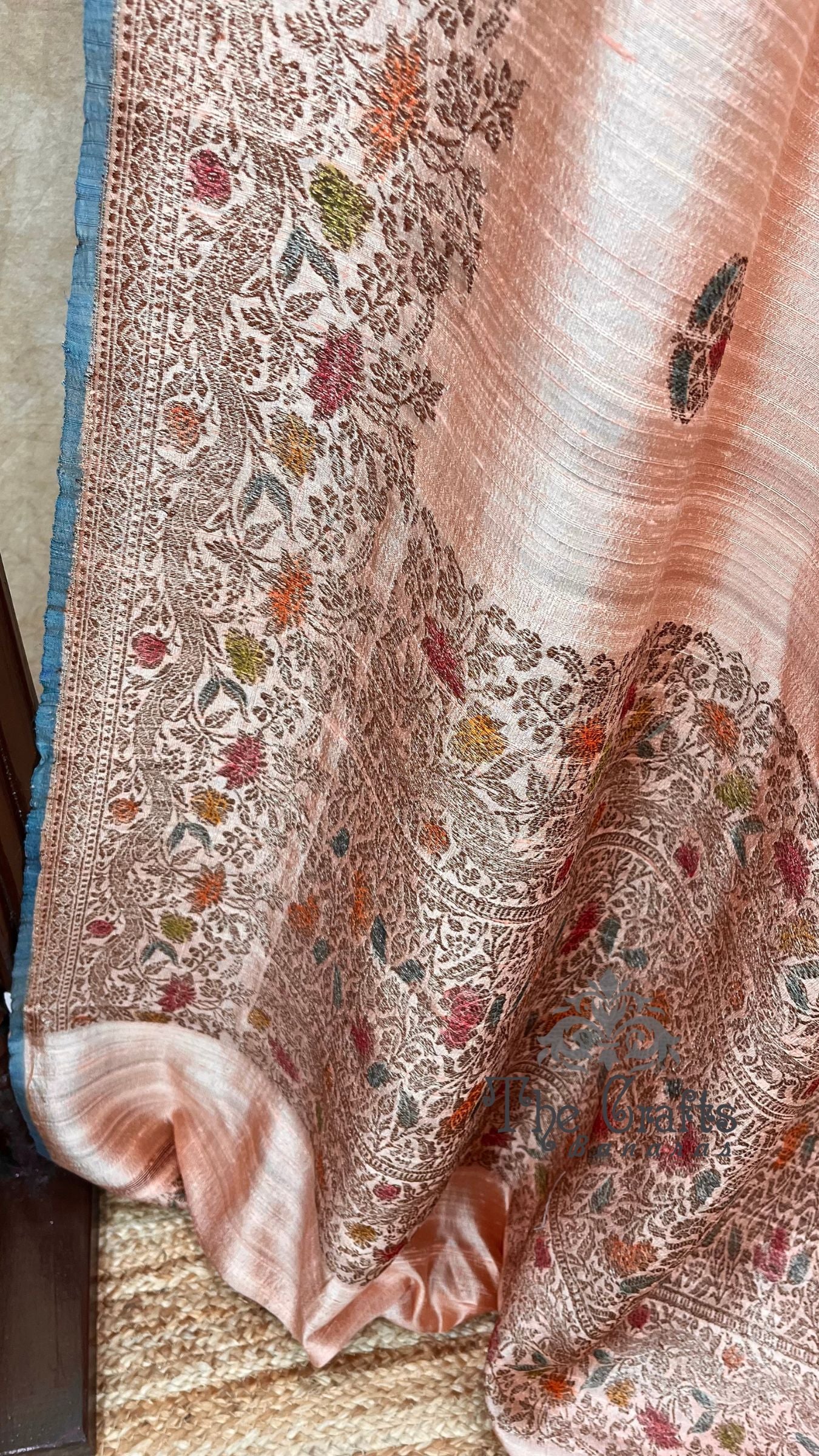 Pure Raw Silk Handloom Banarasi Saree