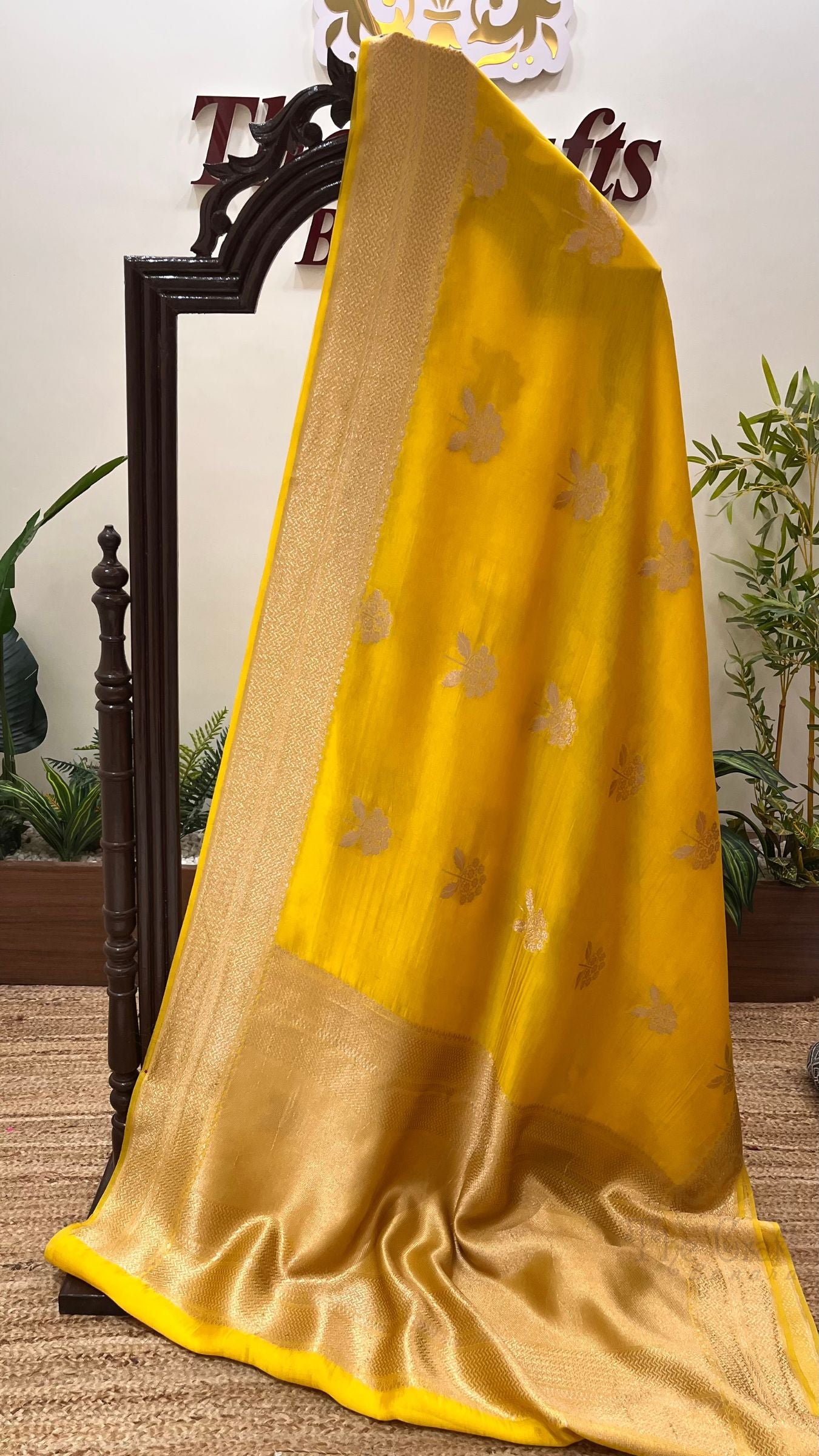 Pure Mango Silk Banarasi Saree