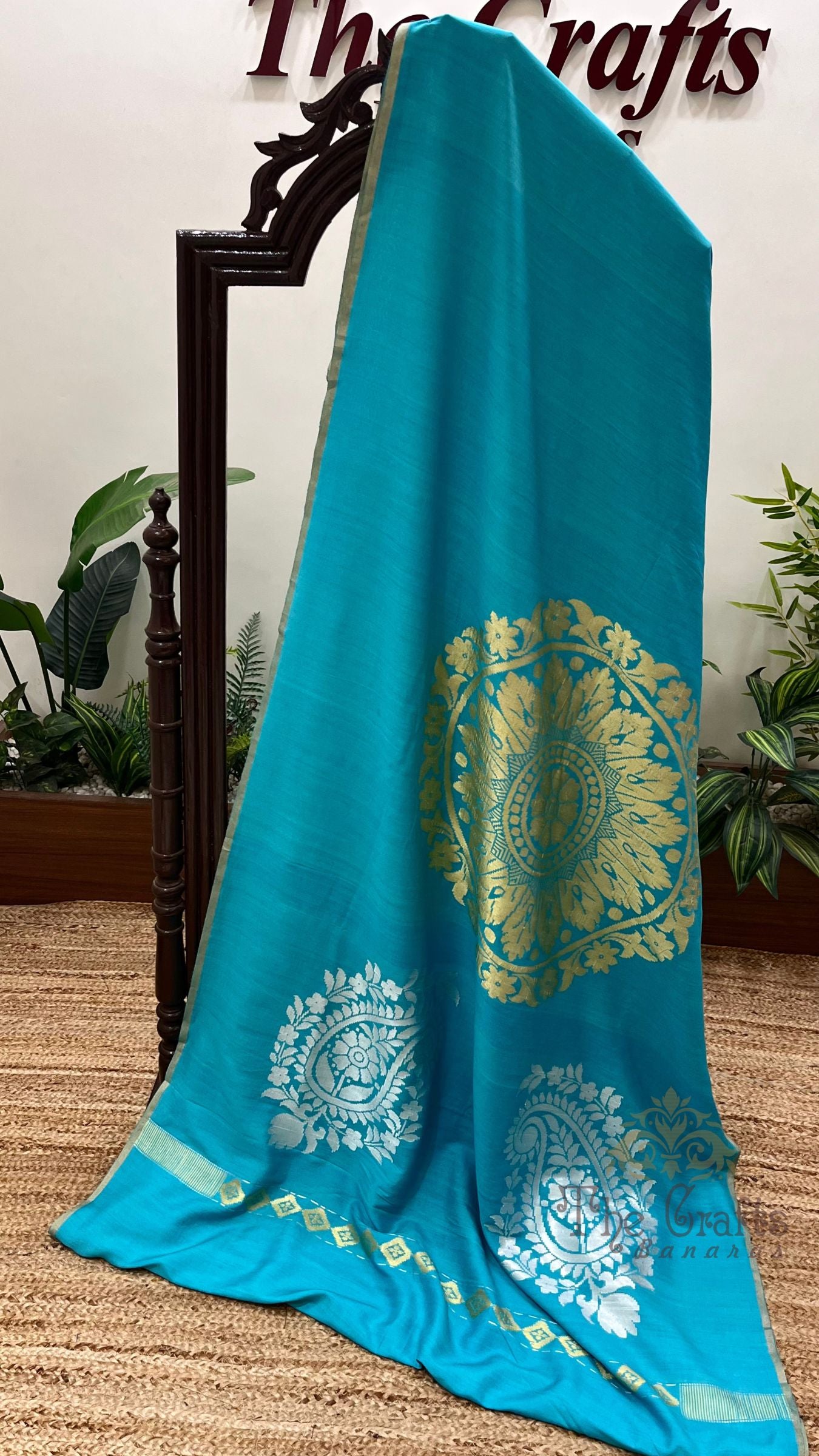 Pure Munga Silk Handloom Banarasi Saree