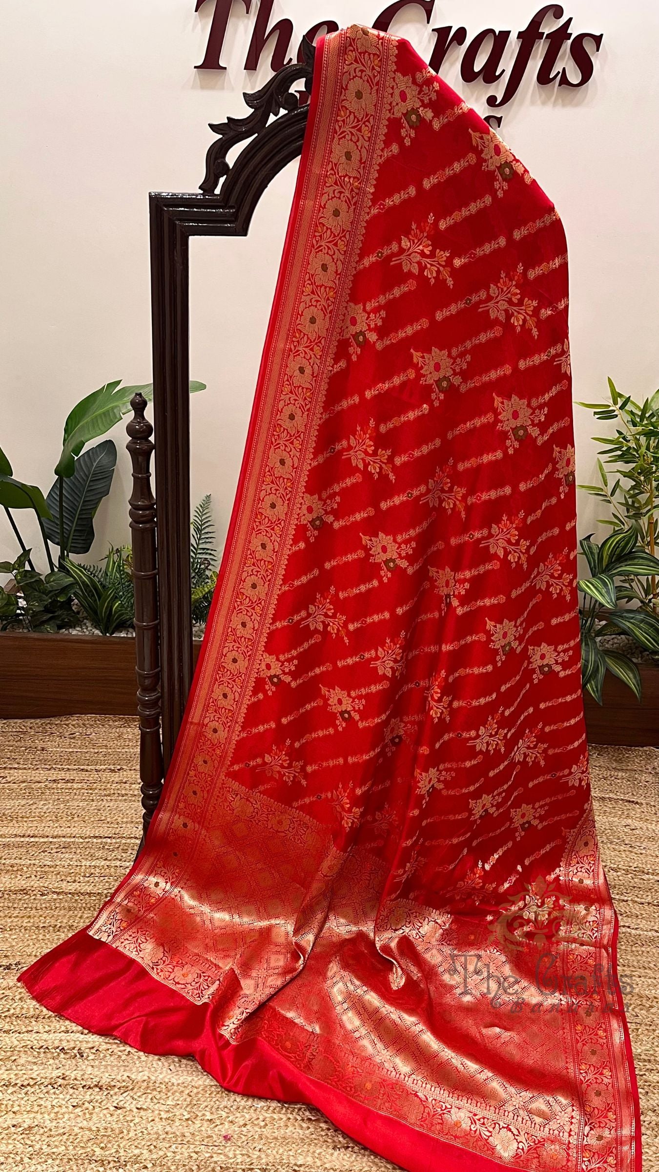 Pure Mango Silk Banarasi Saree