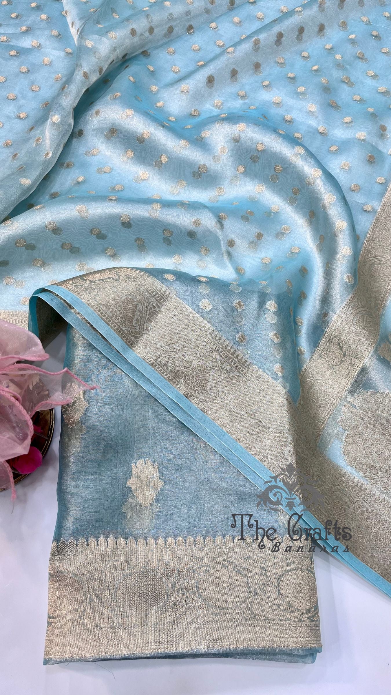 Pure Tissue Silk Banarasi Dress Material