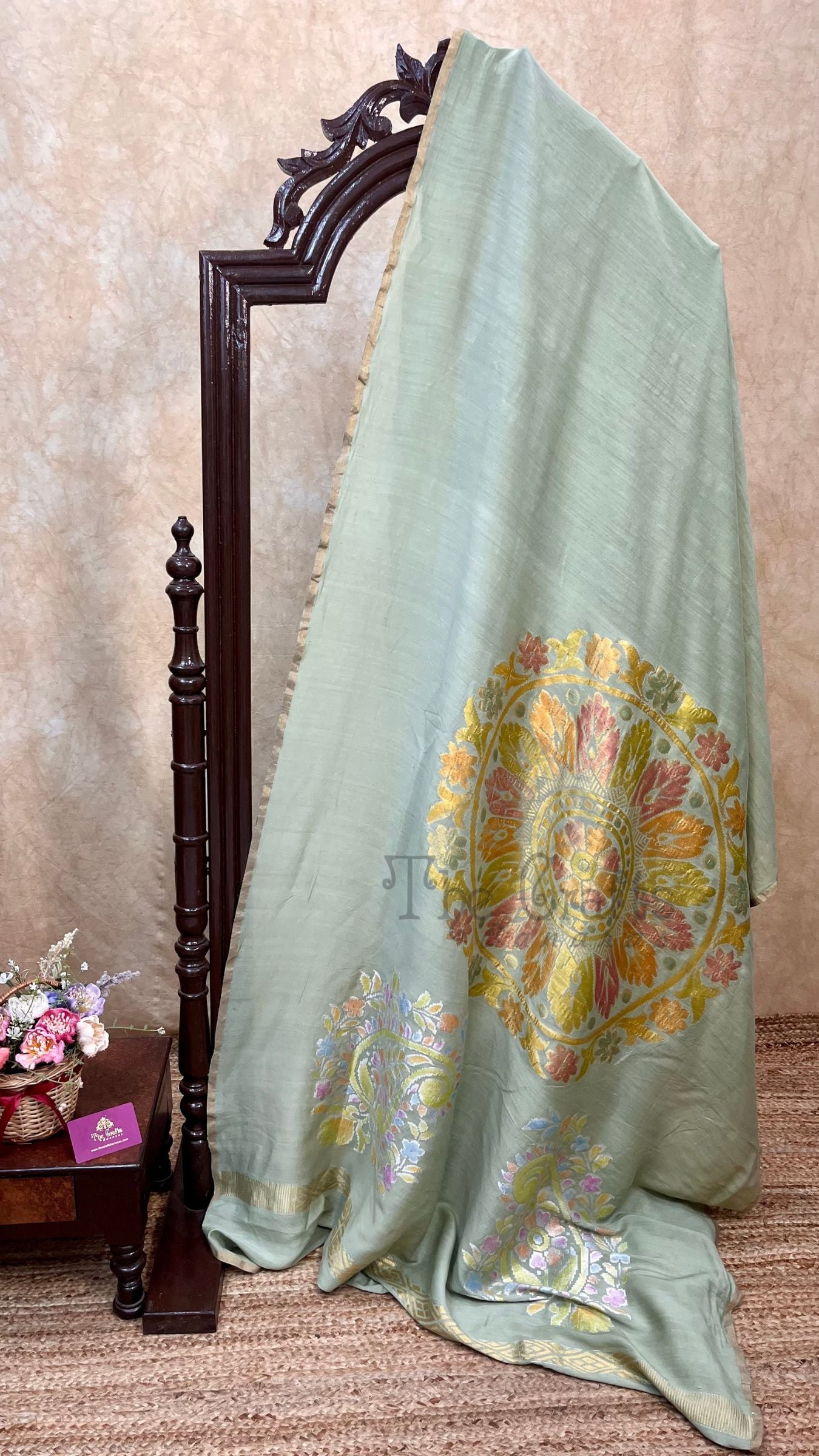 Pure Munga Silk Handloom Banarasi Saree