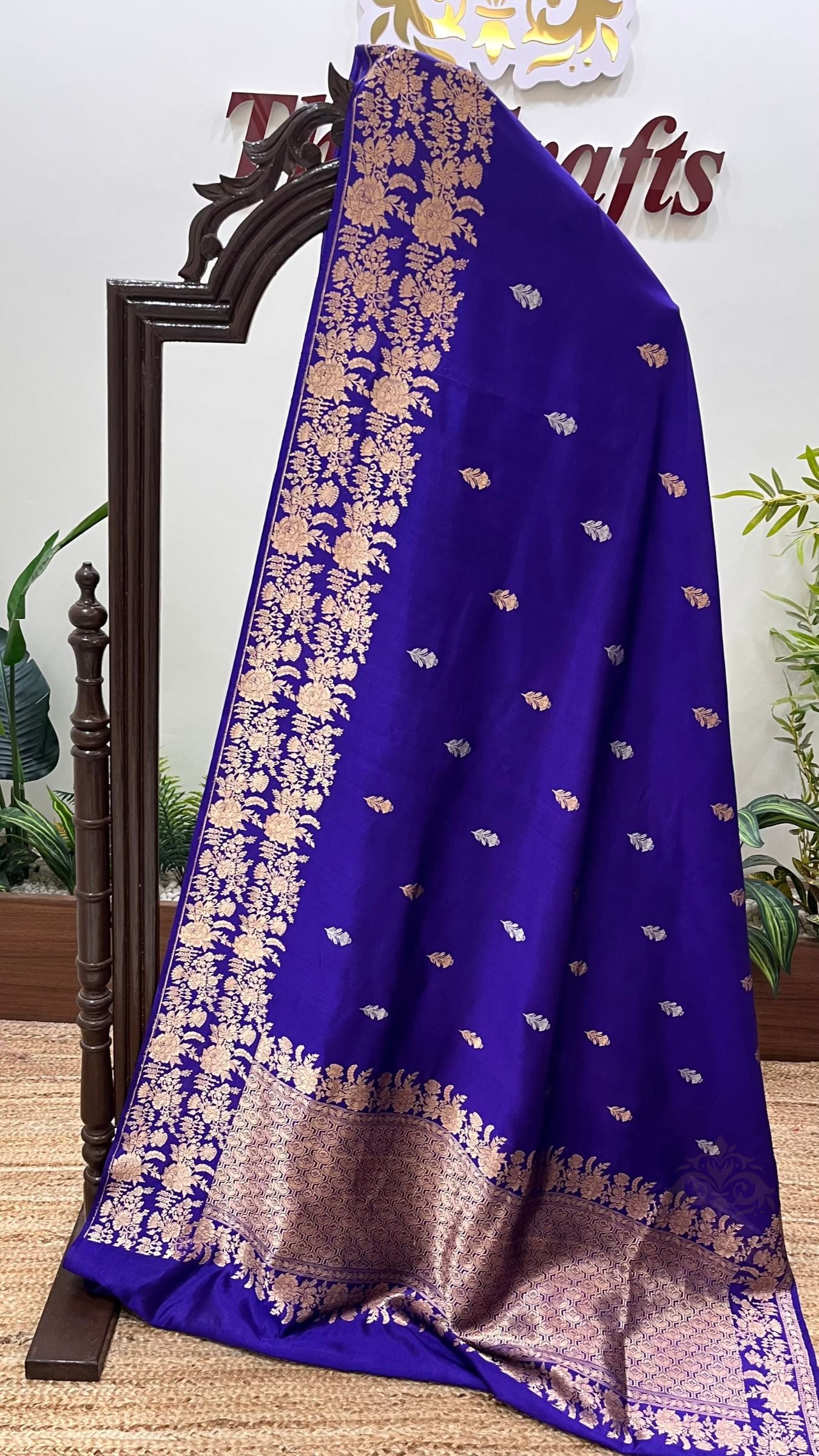 Pure Mango Silk Handloom Banarasi Saree