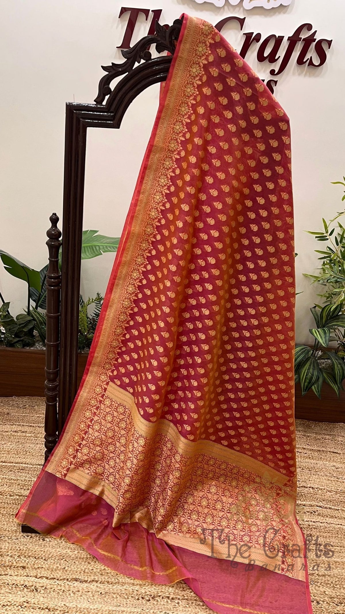 Pure Cotton Patola Reshmi Zari Banarasi Saree