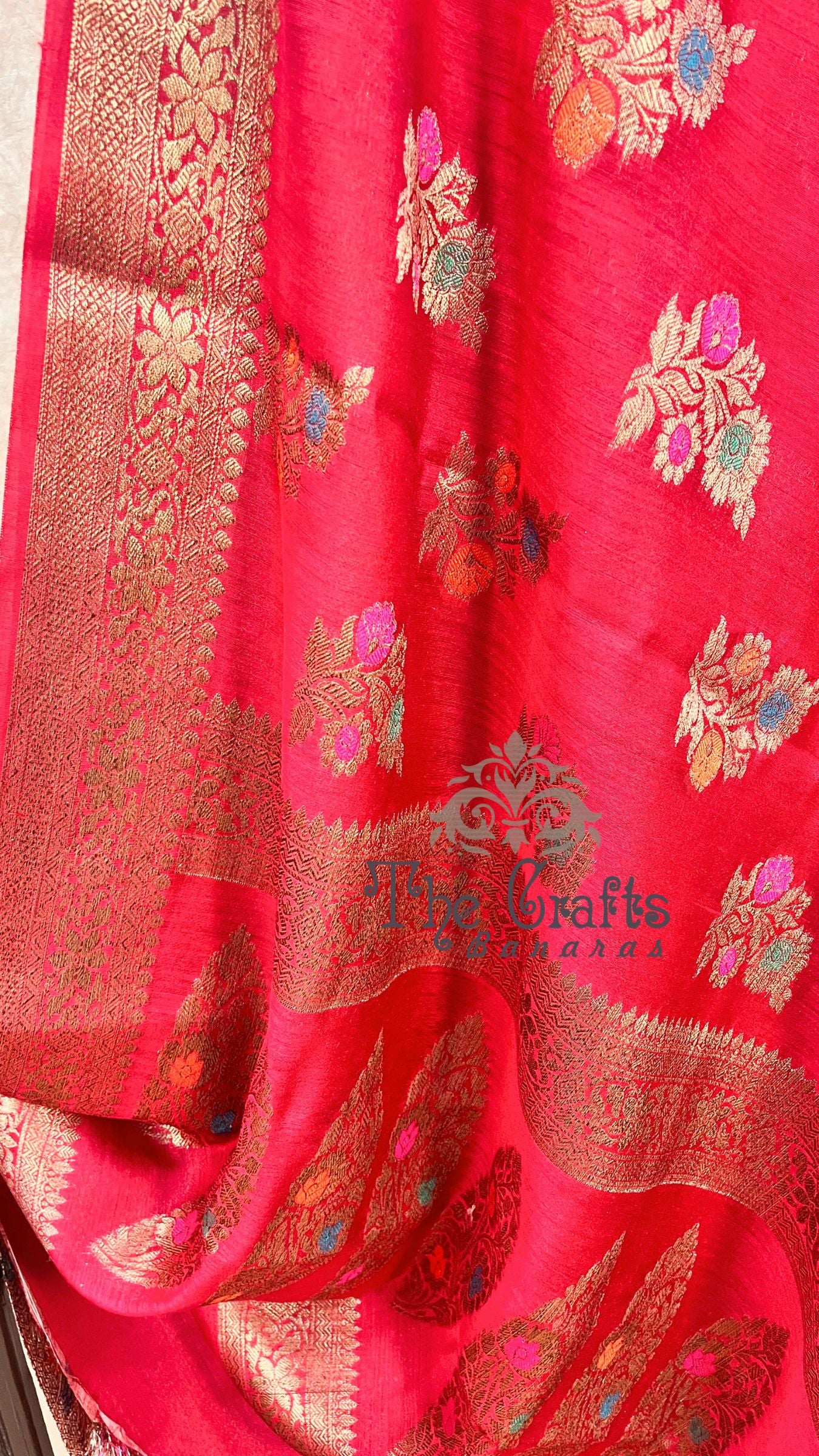 Pure Munga Silk Banarasi Saree