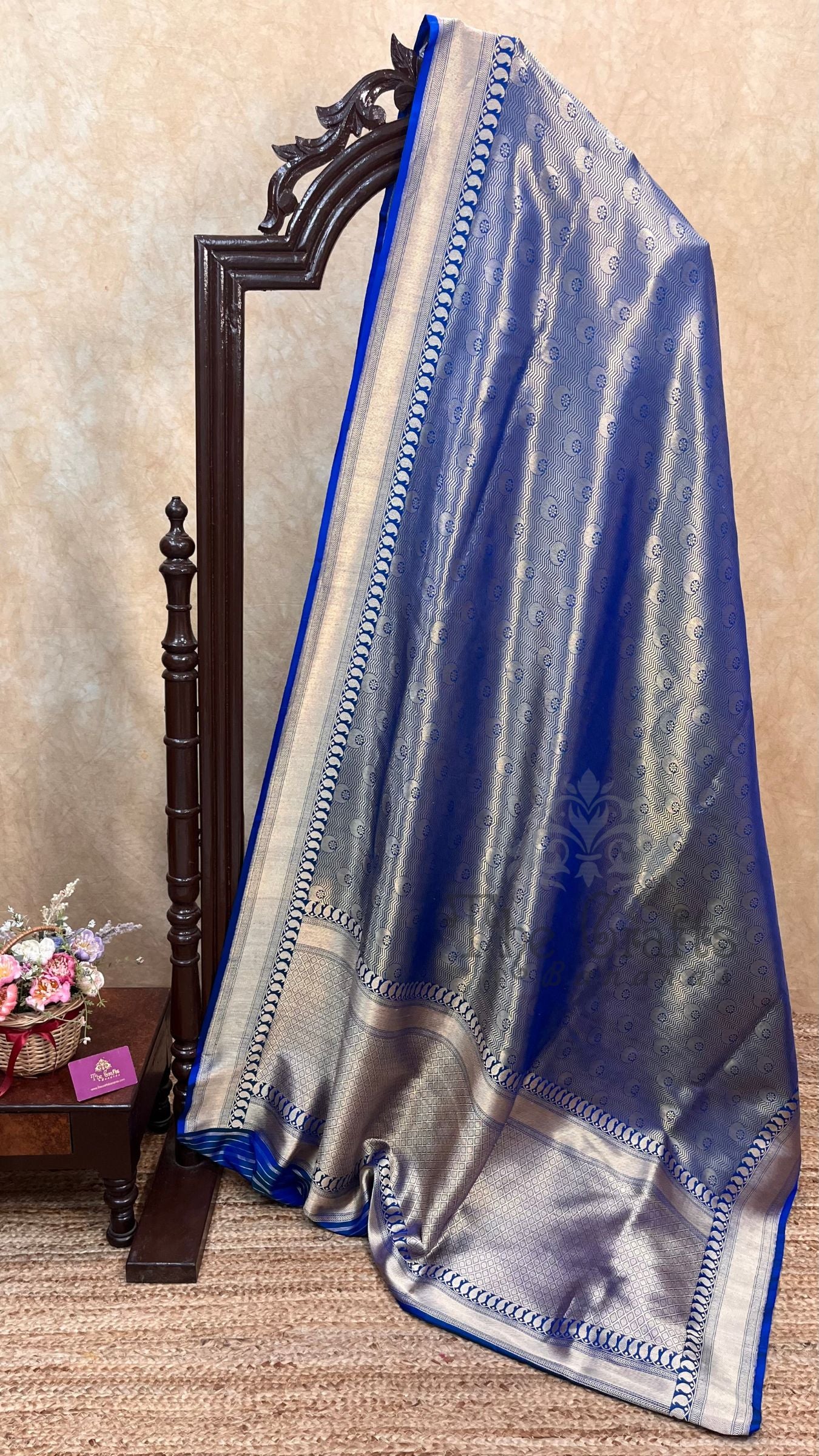 Pure Katan Silk Handloom Banarasi Saree - Kadhua Tanchui Brocade