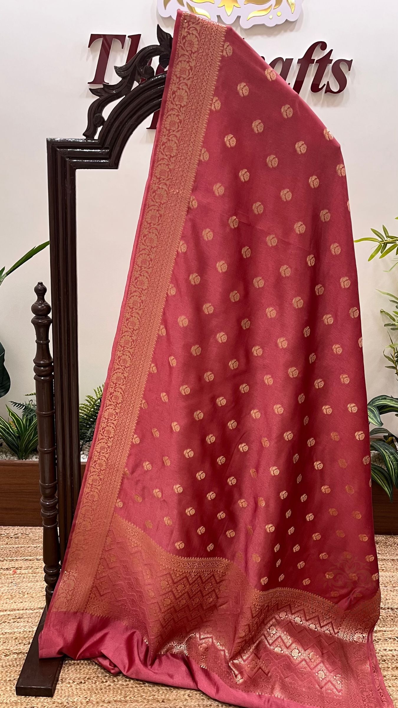 Pure Mango Silk Banarasi Saree