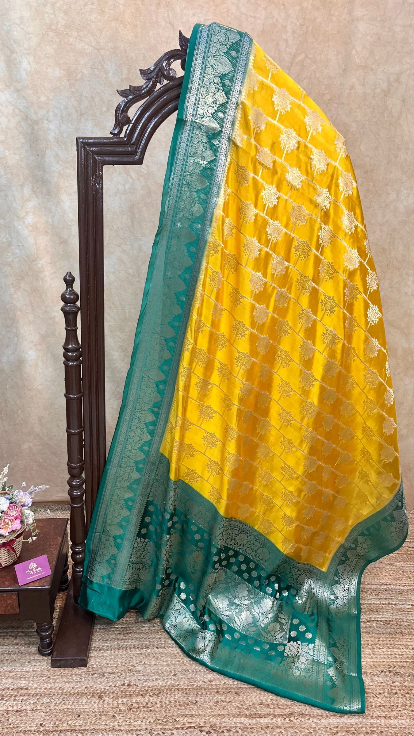 Pure Khaddi Chiffon Banarasi Saree