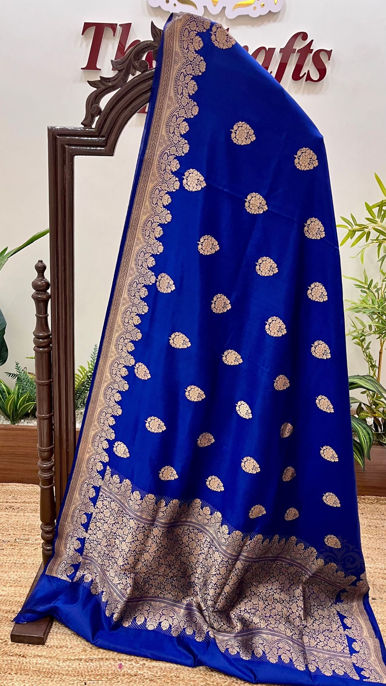 Pure Mango Silk Handloom Banarasi Saree