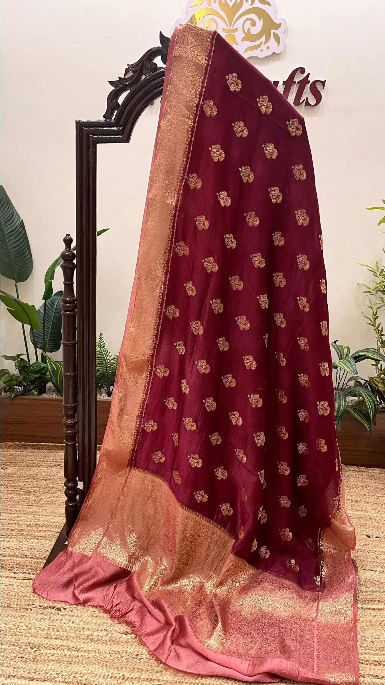 Pure Mango Silk Banarasi Saree