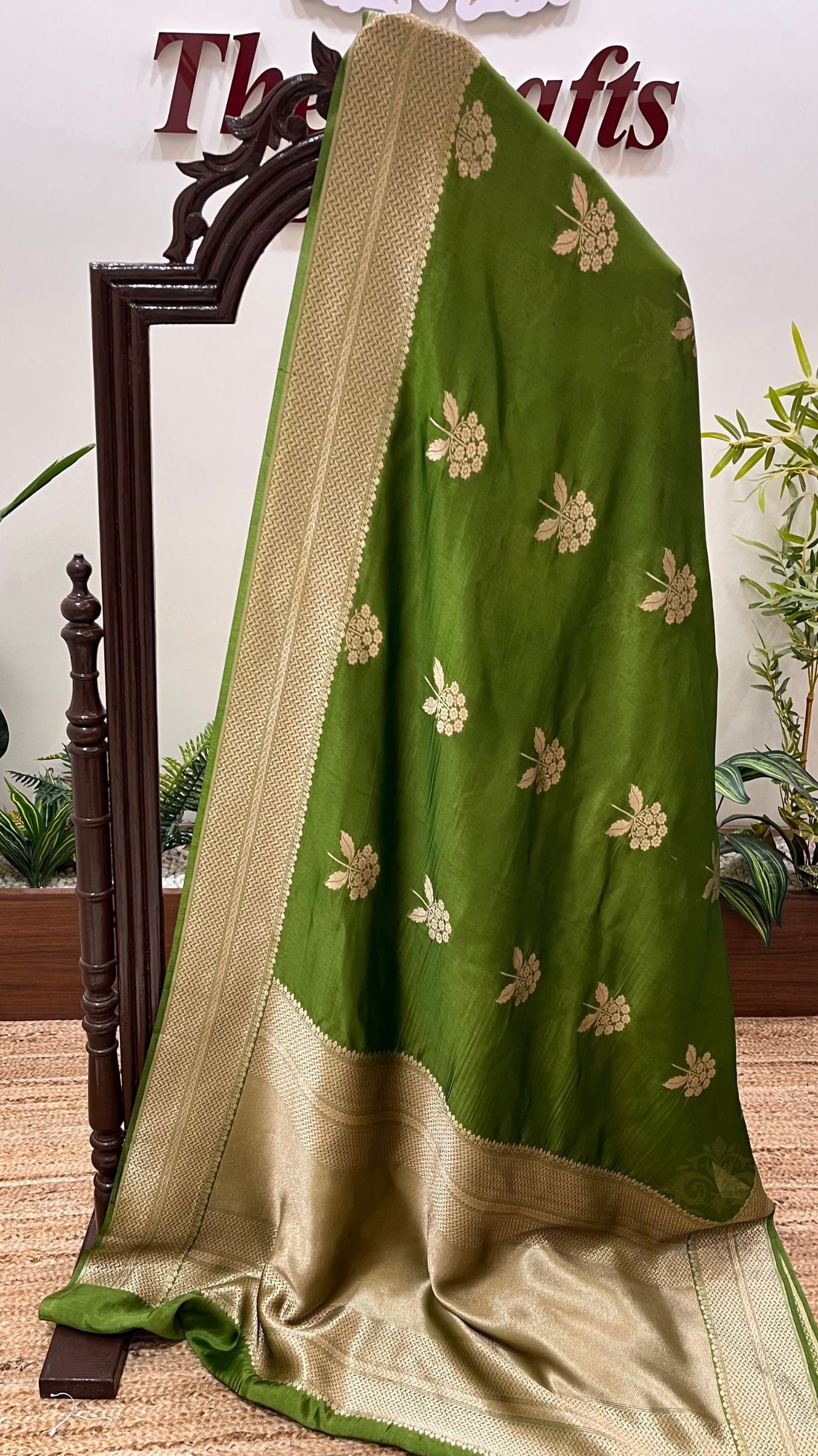 Pure Mango Silk Banarasi Saree