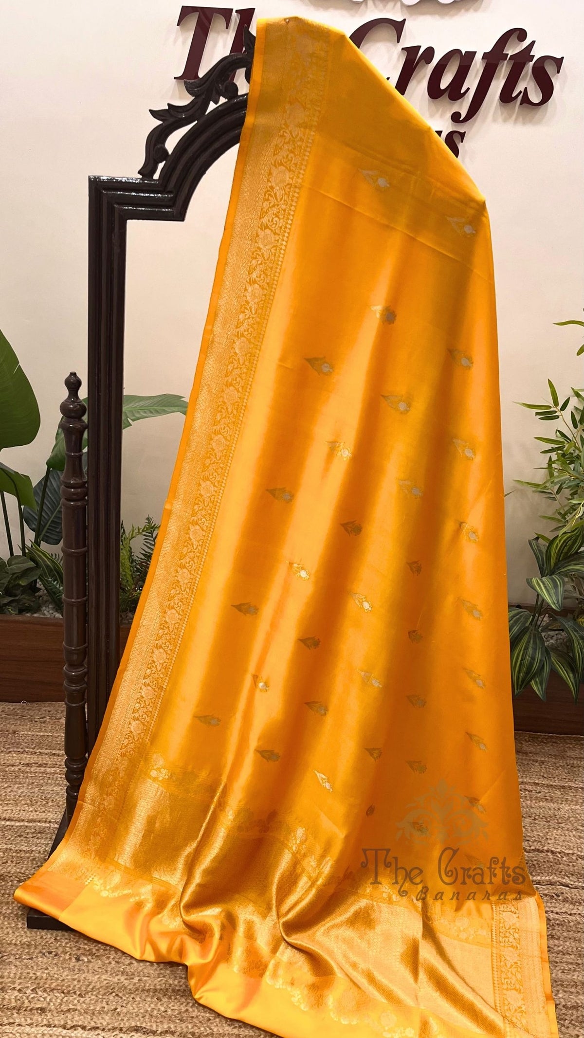Pure Mango Silk Handloom Banarasi Saree