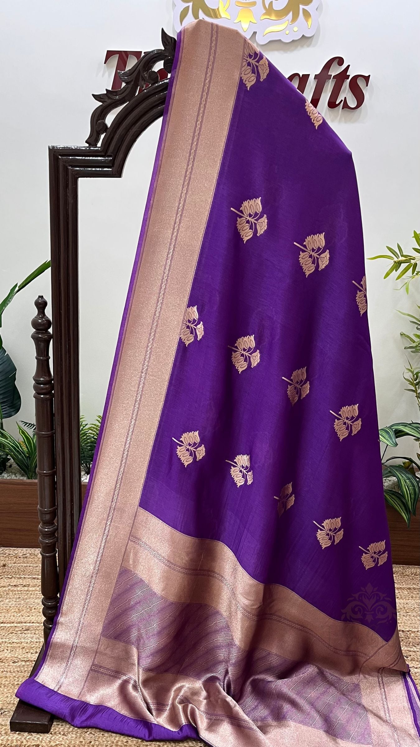 Pure Mango Silk Banarasi Saree
