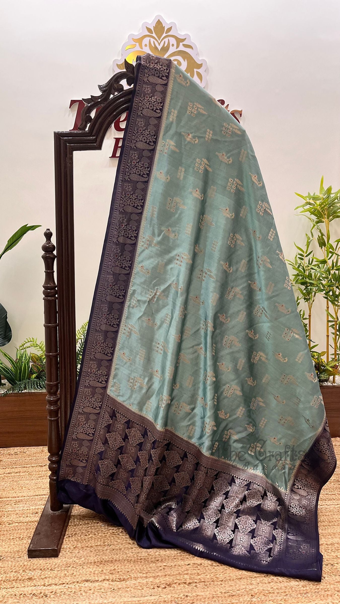 Pure Mango Silk Banarasi Saree