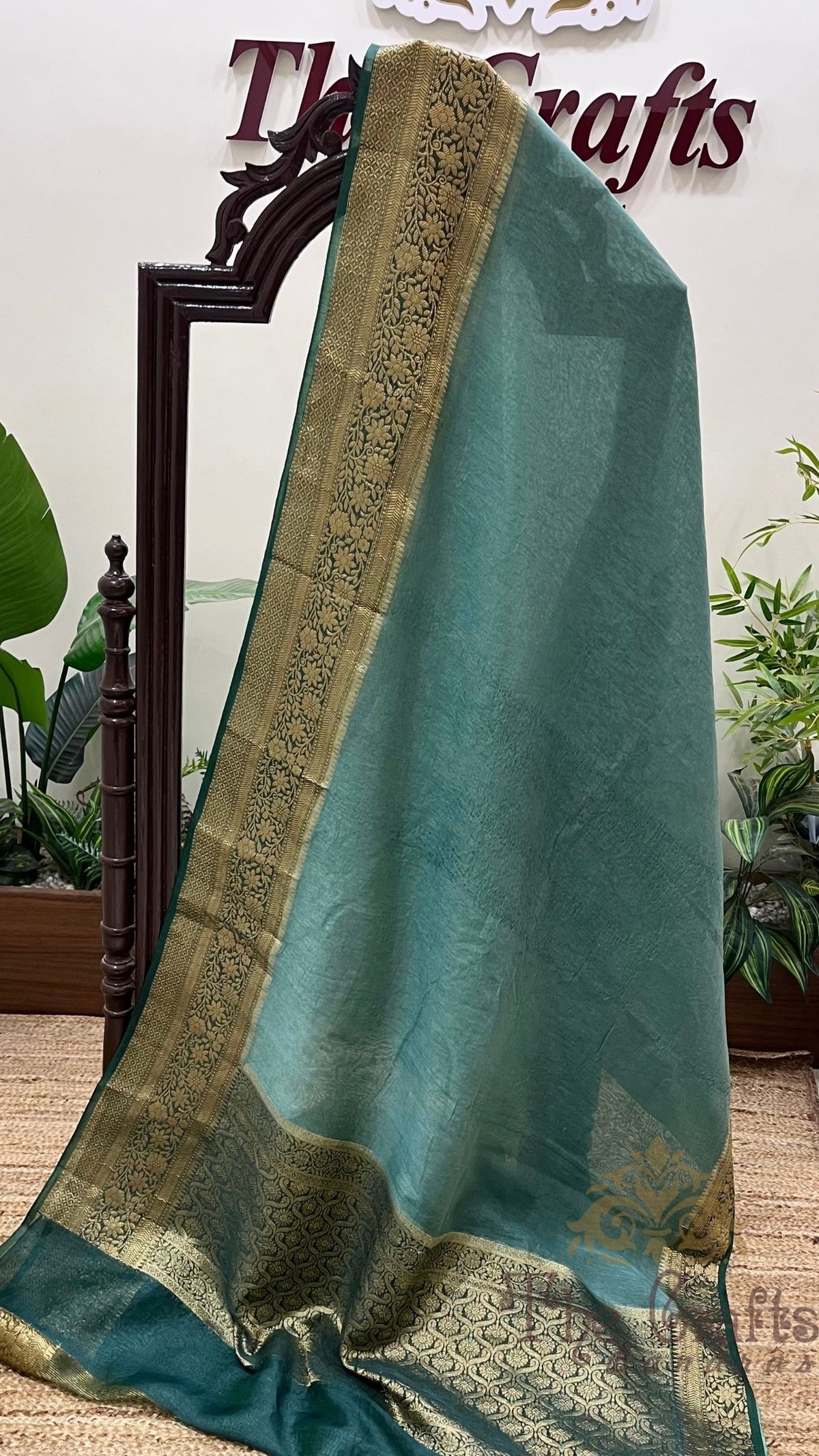 Pure Linen Banarasi Saree