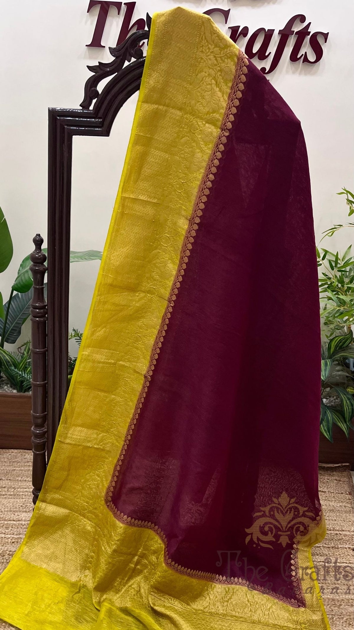 Pure Linen Banarasi Saree