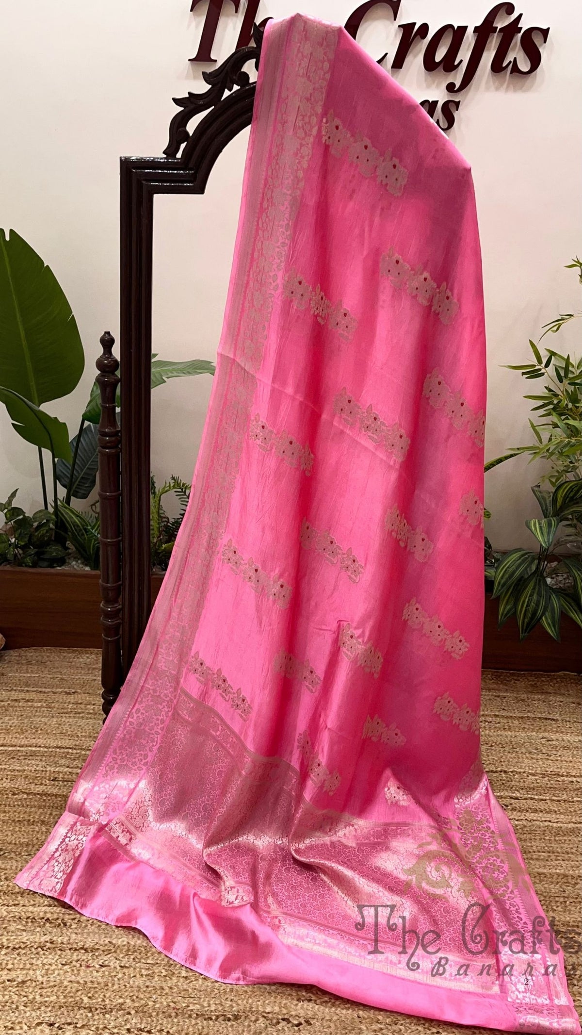 Pure Mango Silk Handloom Banarasi Saree
