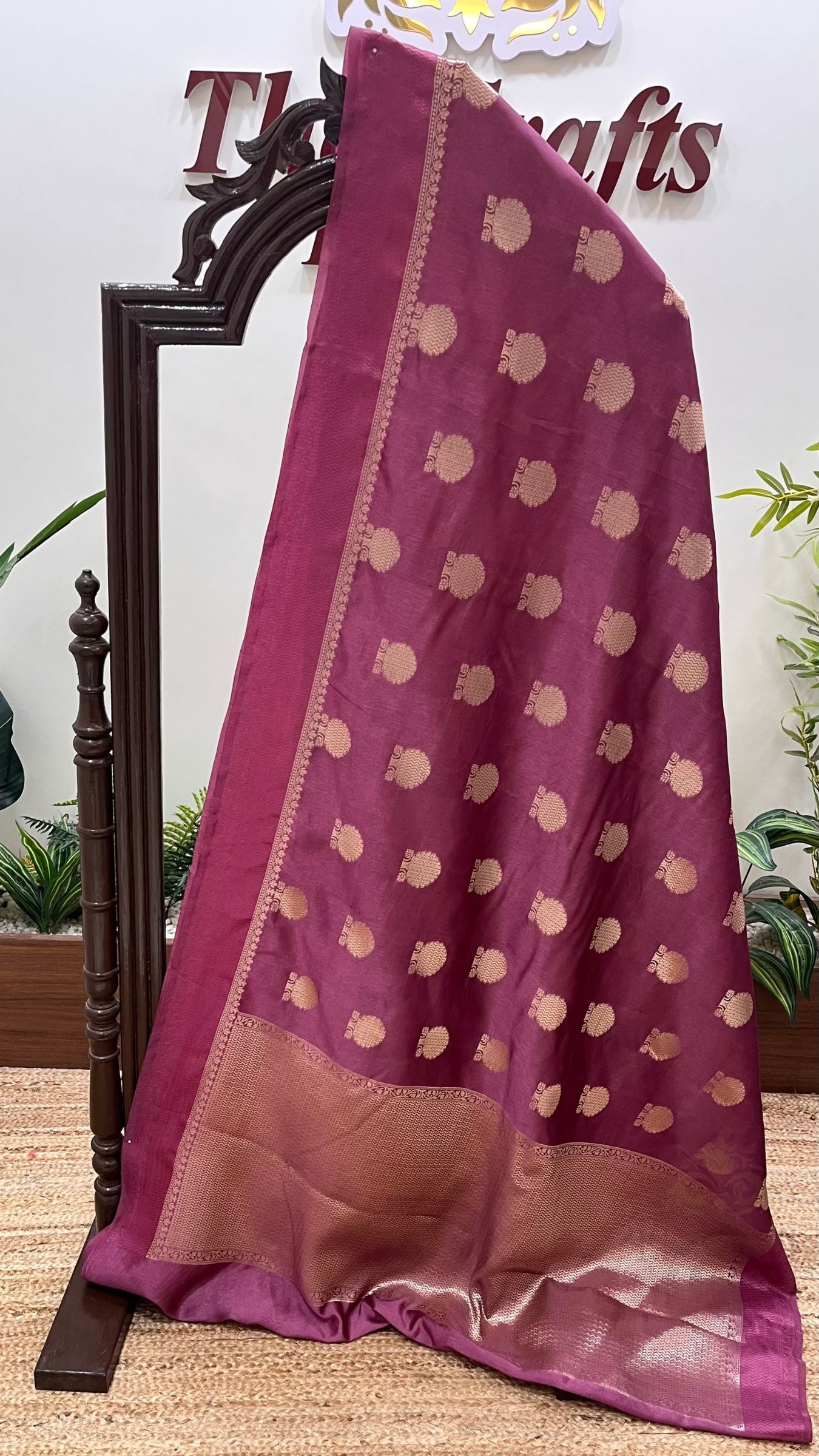 Pure Mango Silk Banarasi Saree