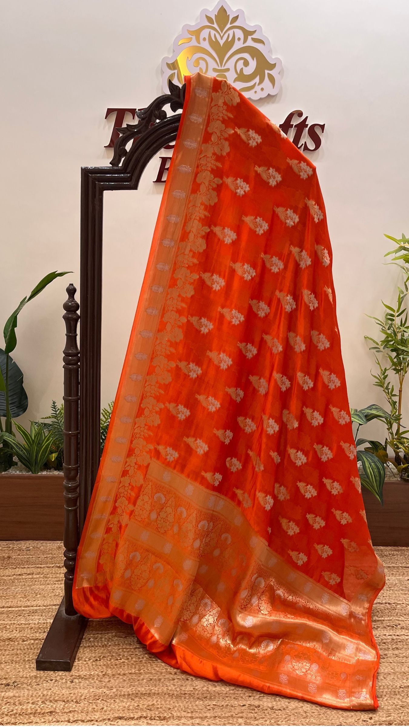 Pure Mango Silk Banarasi Saree