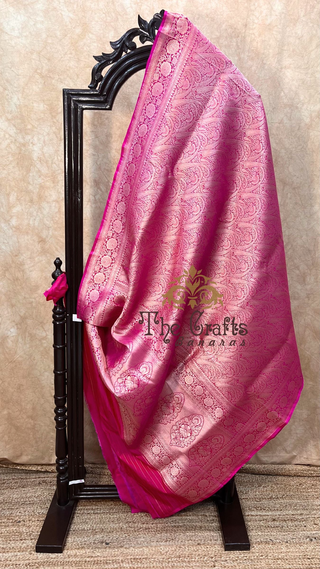 Pure Katan Silk Handloom Banarasi Saree - Tanchui Brocade