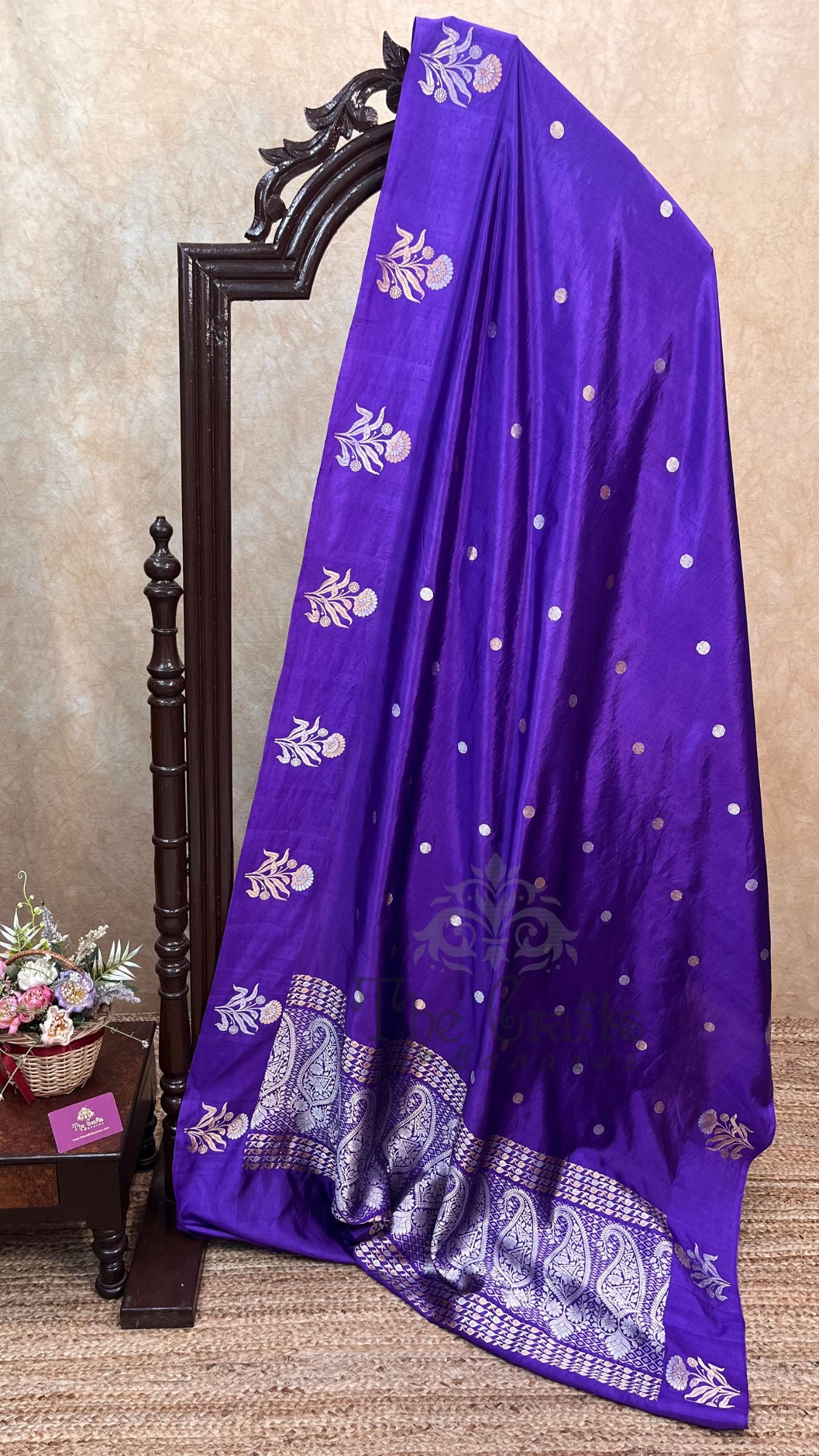 Pure Mango Silk Handloom Banarasi Saree