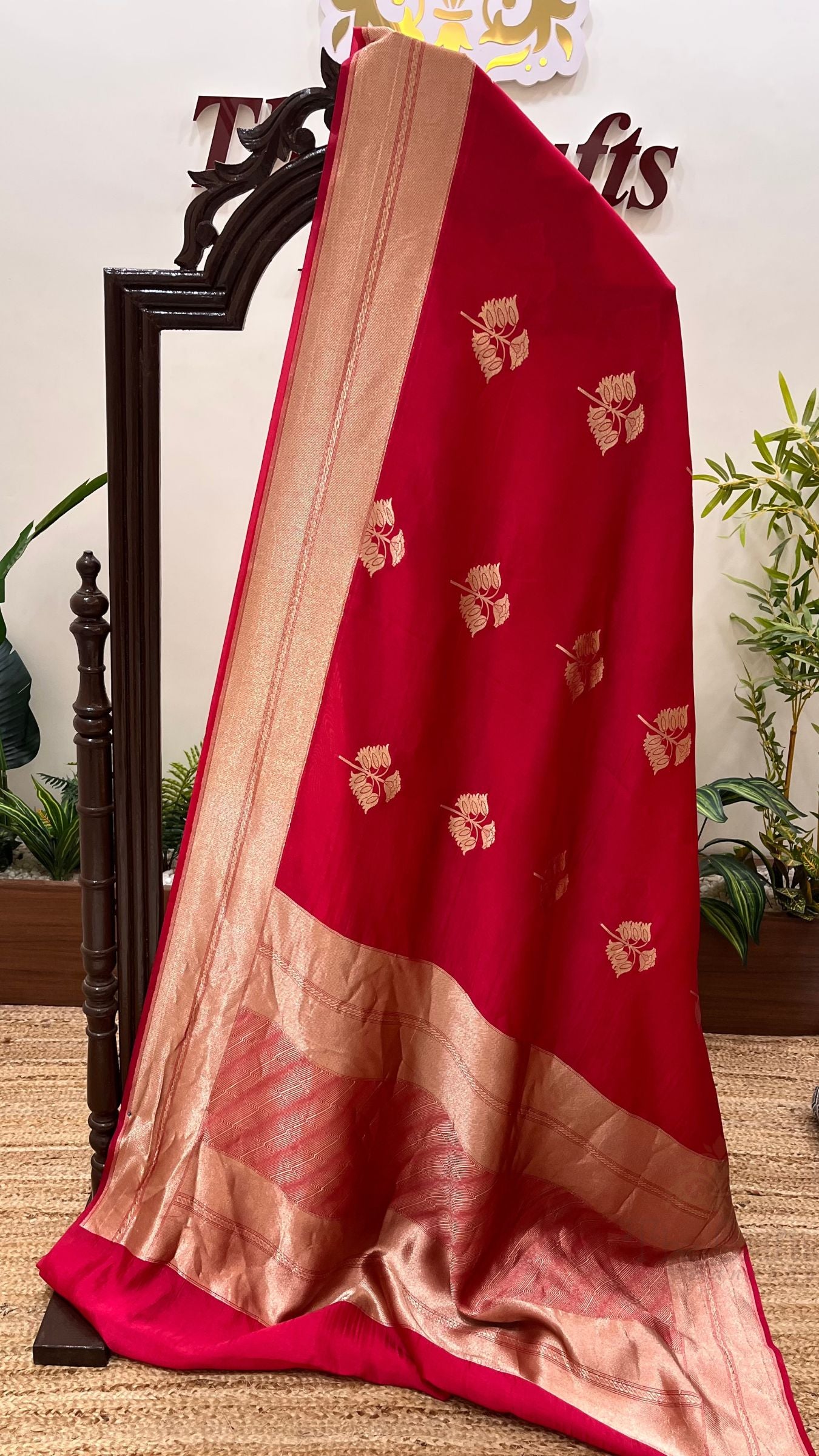 Pure Mango Silk Banarasi Saree
