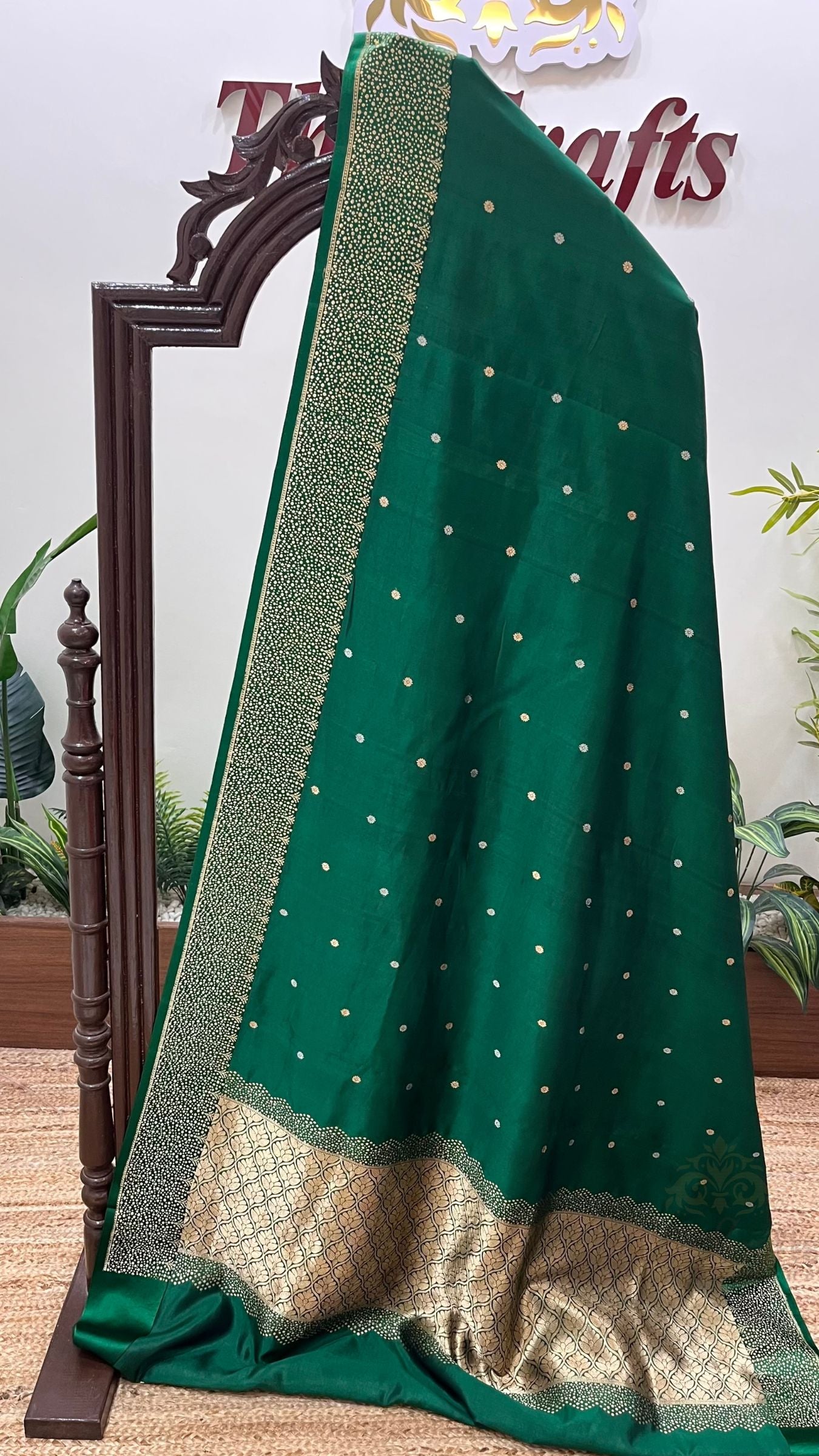 Pure Mango Silk Handloom Banarasi Saree