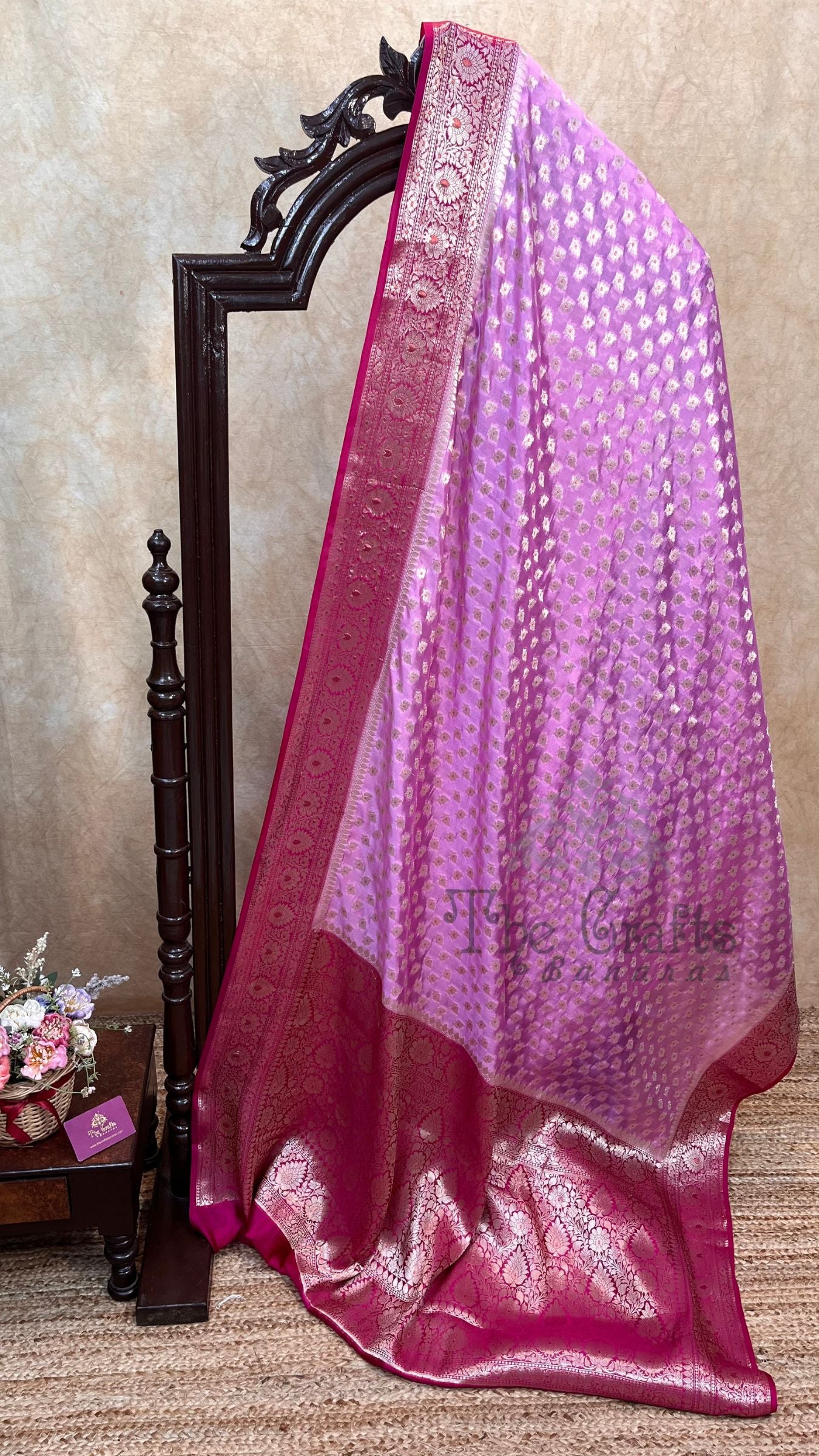 Pure Dupion Silk Banarasi Saree