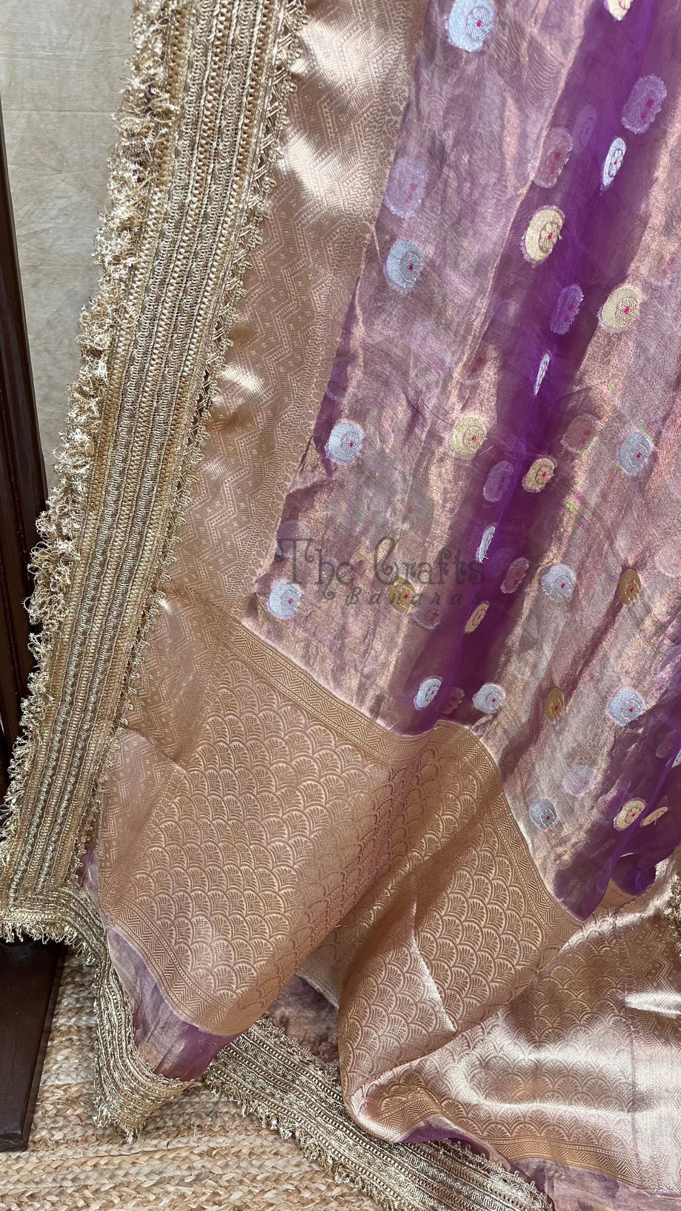 Pure Kora Tissue Silk Banarasi Saree