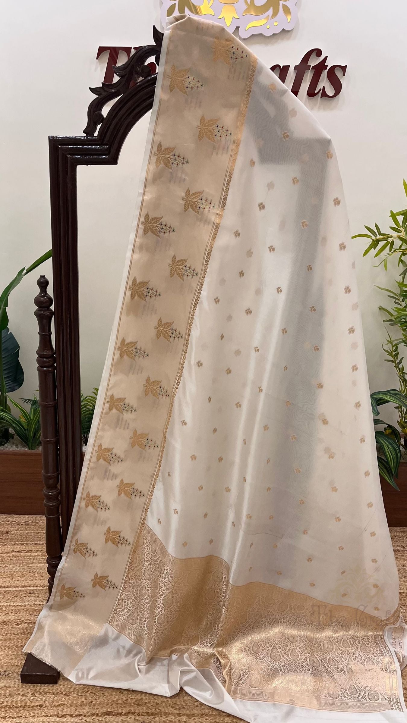 Pure Mango Silk Banarasi Saree