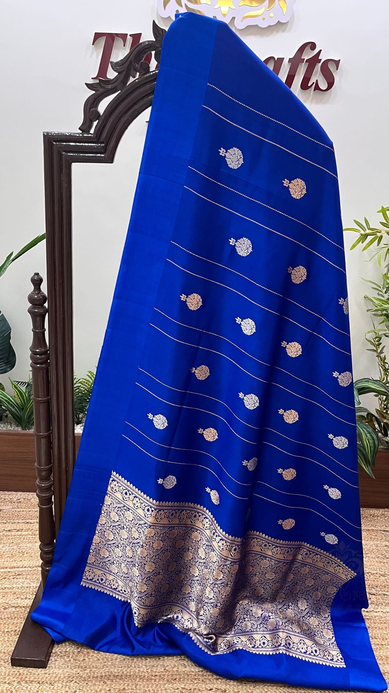 Pure Mango Silk Handloom Banarasi Saree