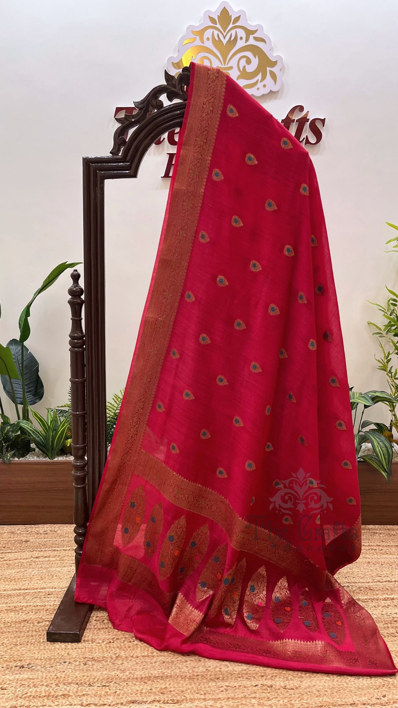 Pure Munga Silk Banarasi Saree