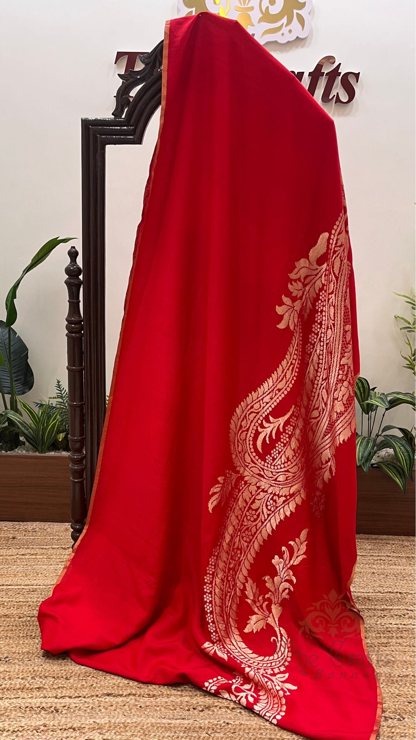 Pure Munga Silk Handloom Banarasi Saree