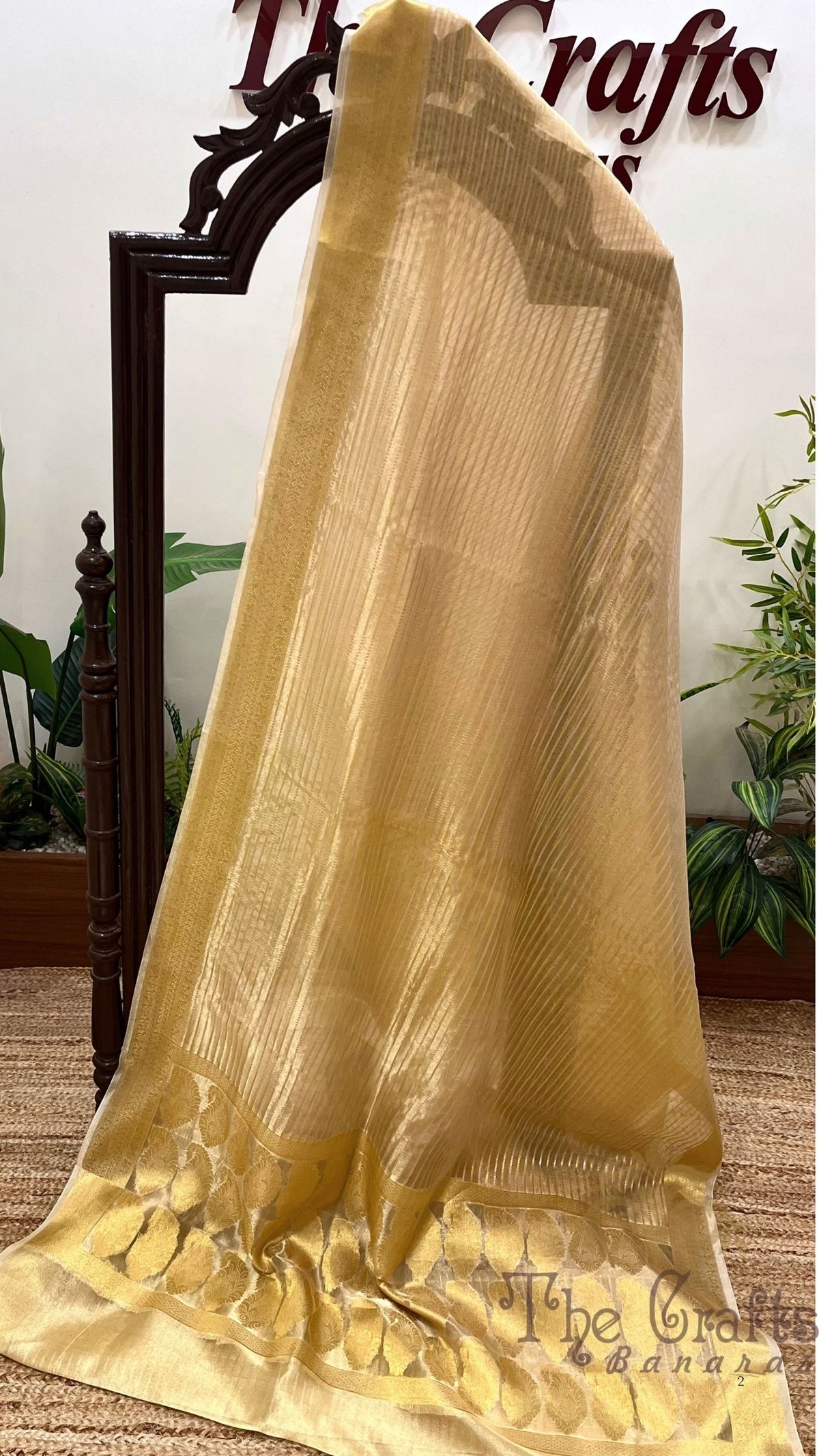 Pure Kora Tissue Silk Banarasi Saree
