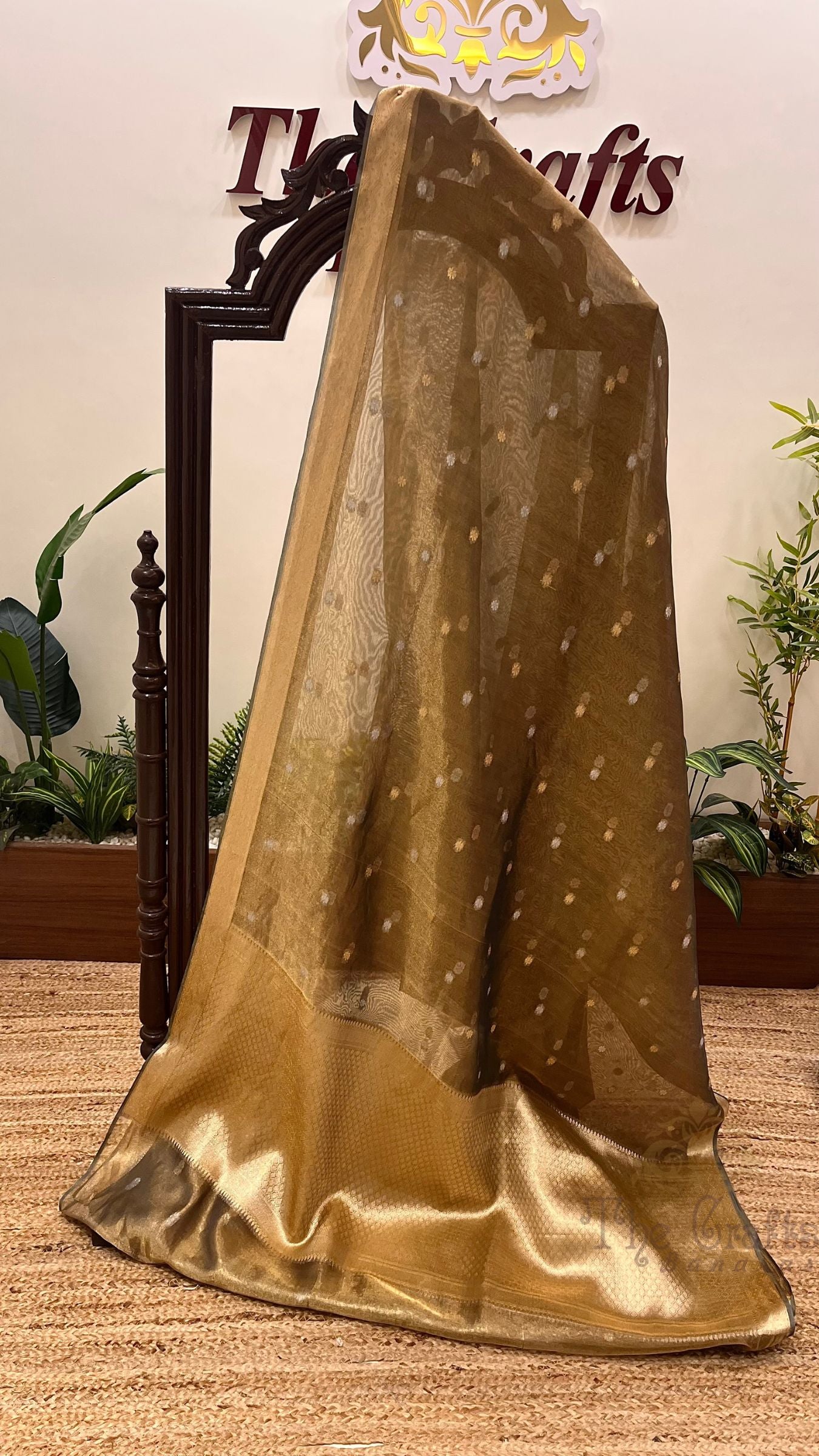 Pure Kora Tissue Silk Banarasi Saree