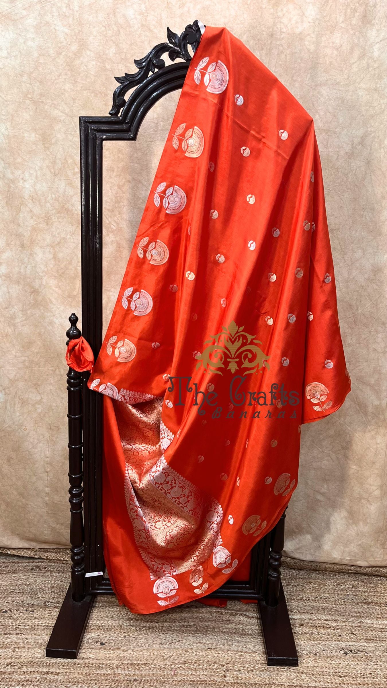 Pure Mango Silk Handloom Banarasi Saree - Sona Roopa