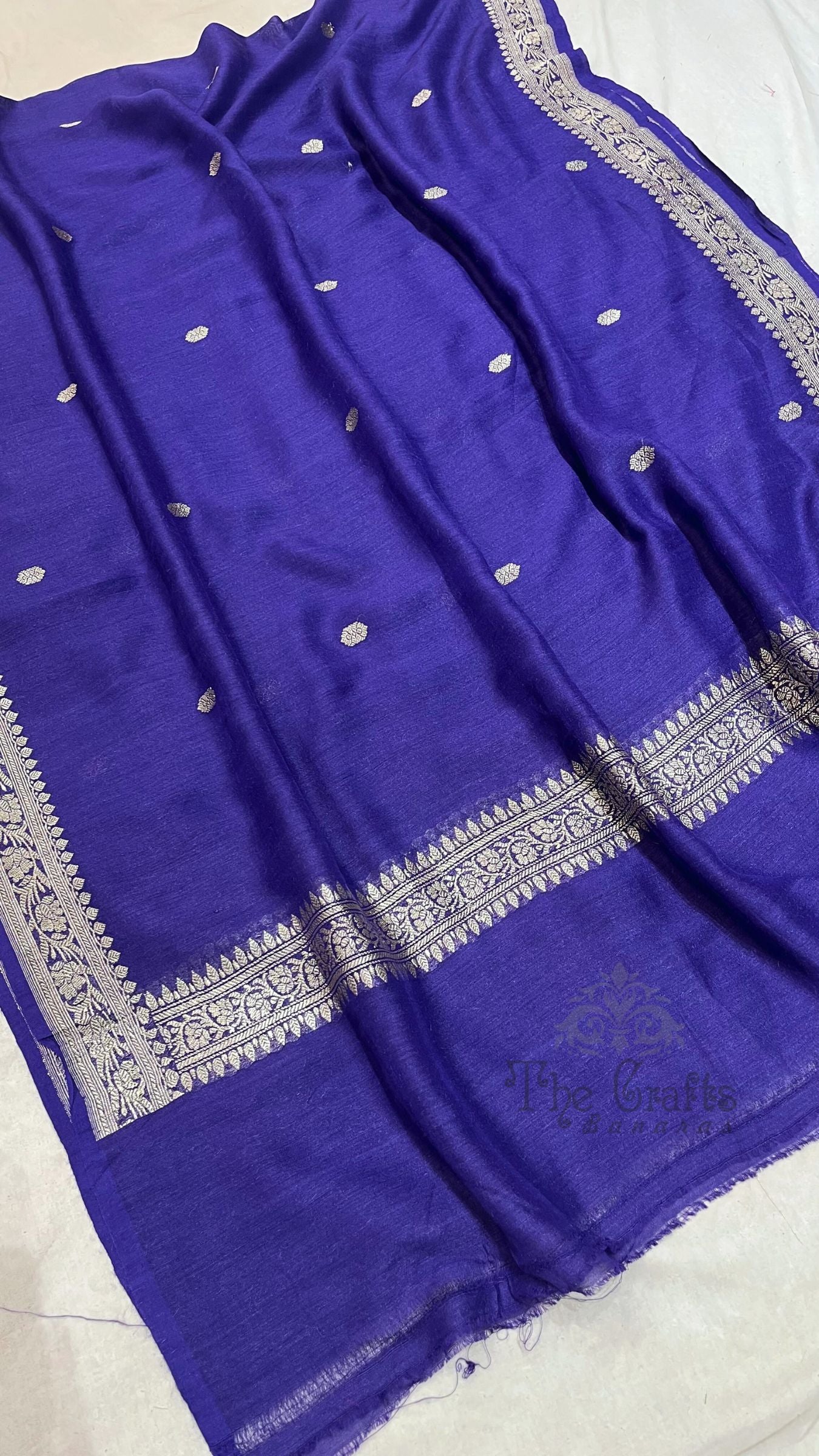 Pure Moonga Silk Banarasi Handloom Dupatta