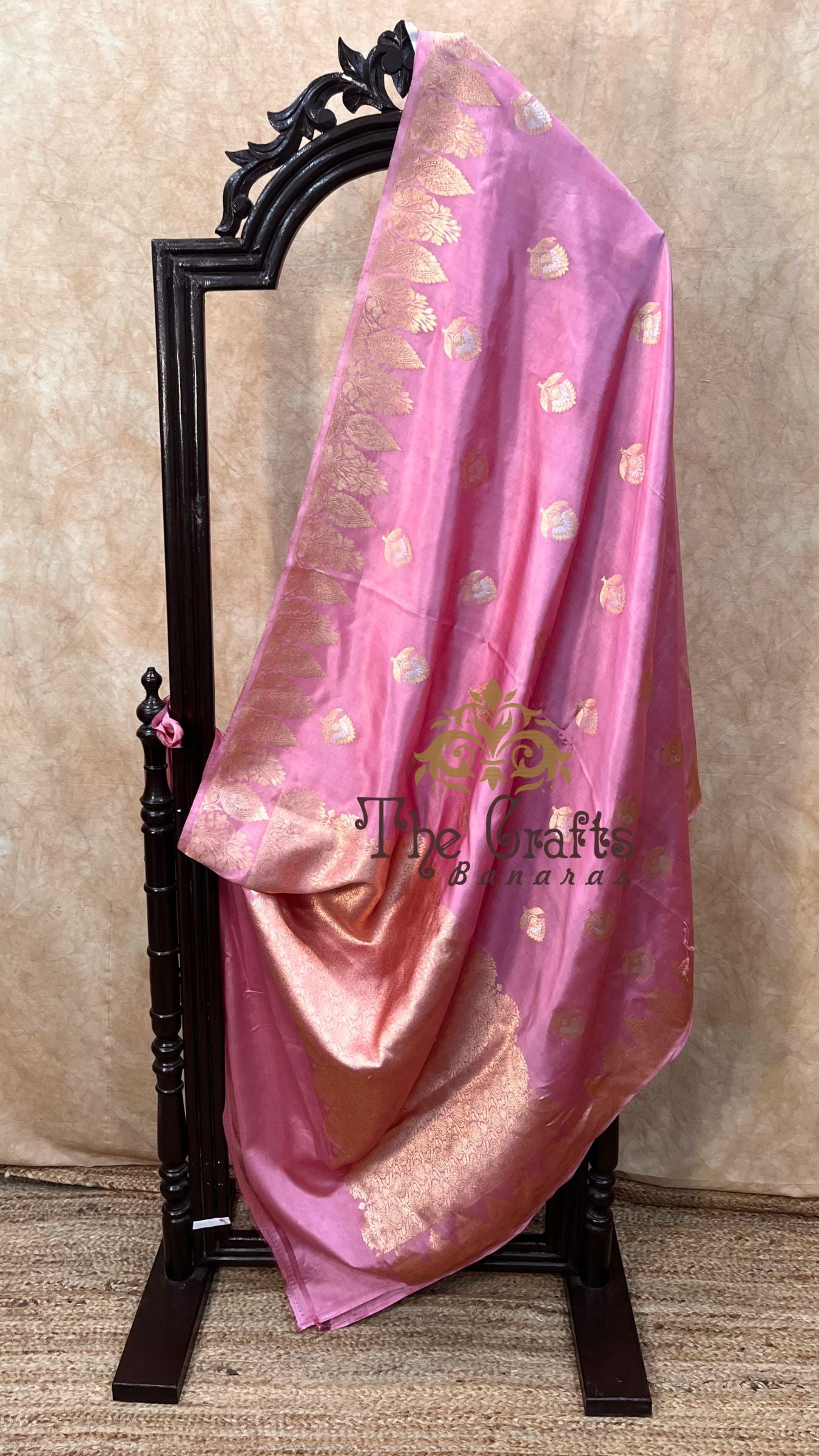 Pure Mango Silk Handloom Banarasi Saree - Sona Roopa