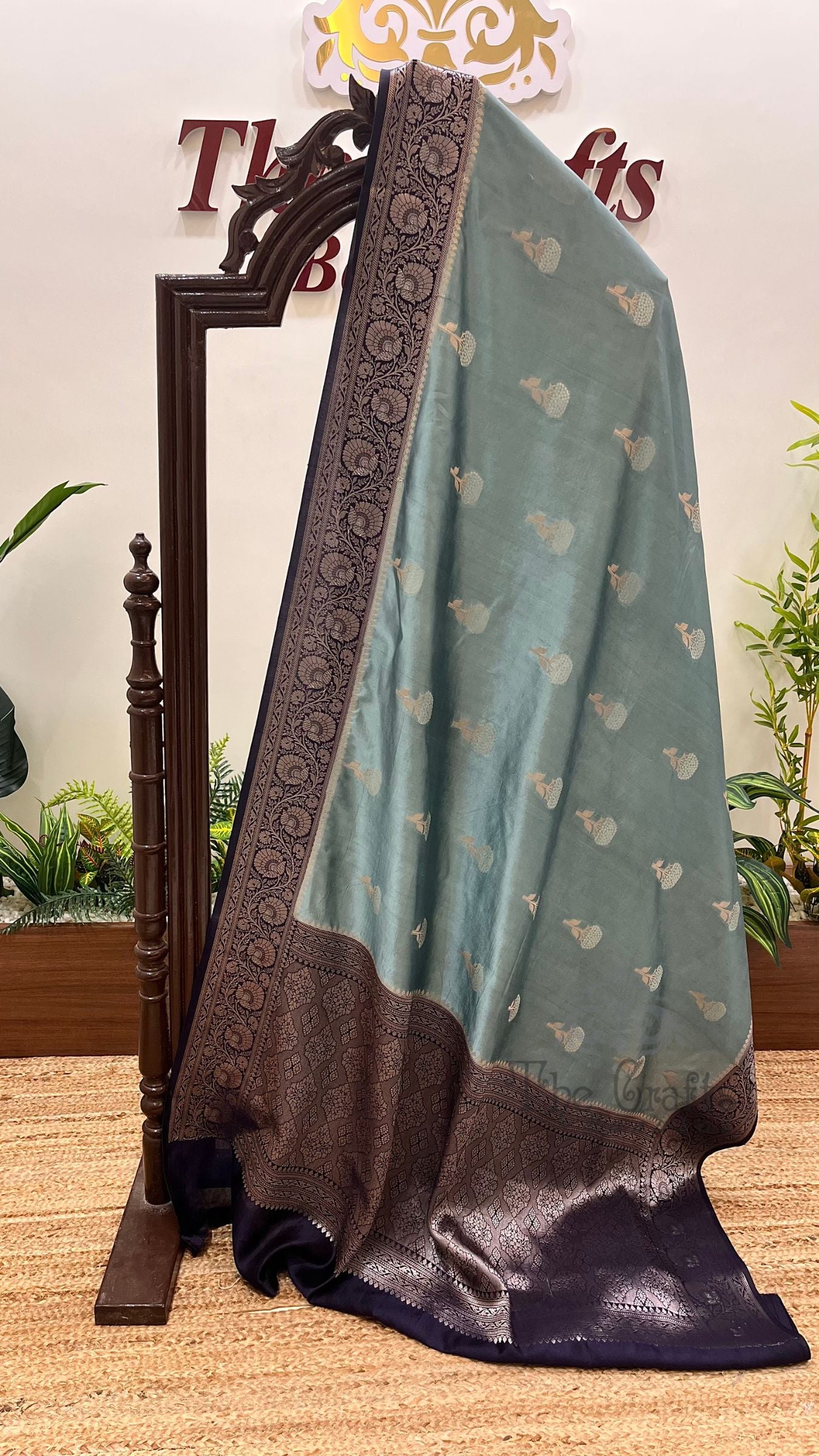 Pure Mango Silk Banarasi Saree