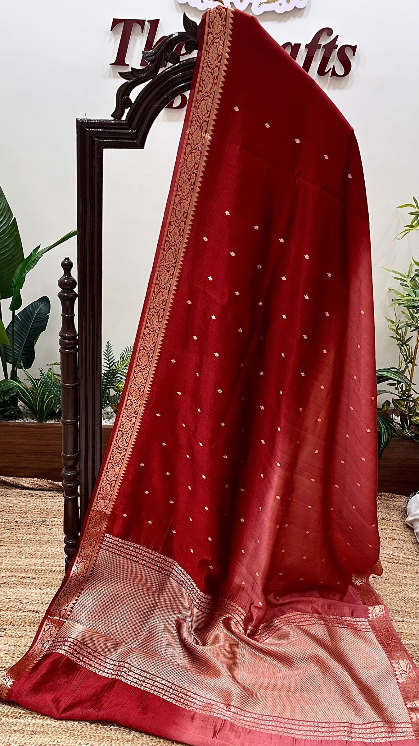 Pure Mango Silk Handloom Banarasi Saree
