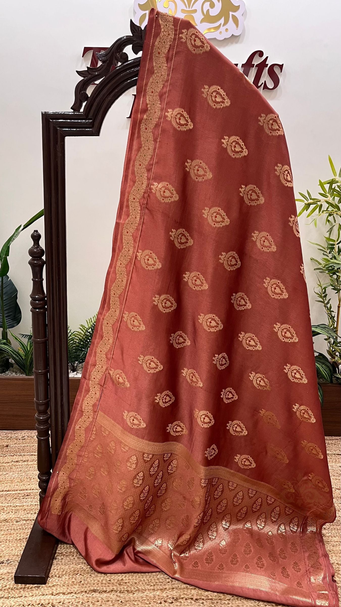 Pure Mango Silk Banarasi Saree