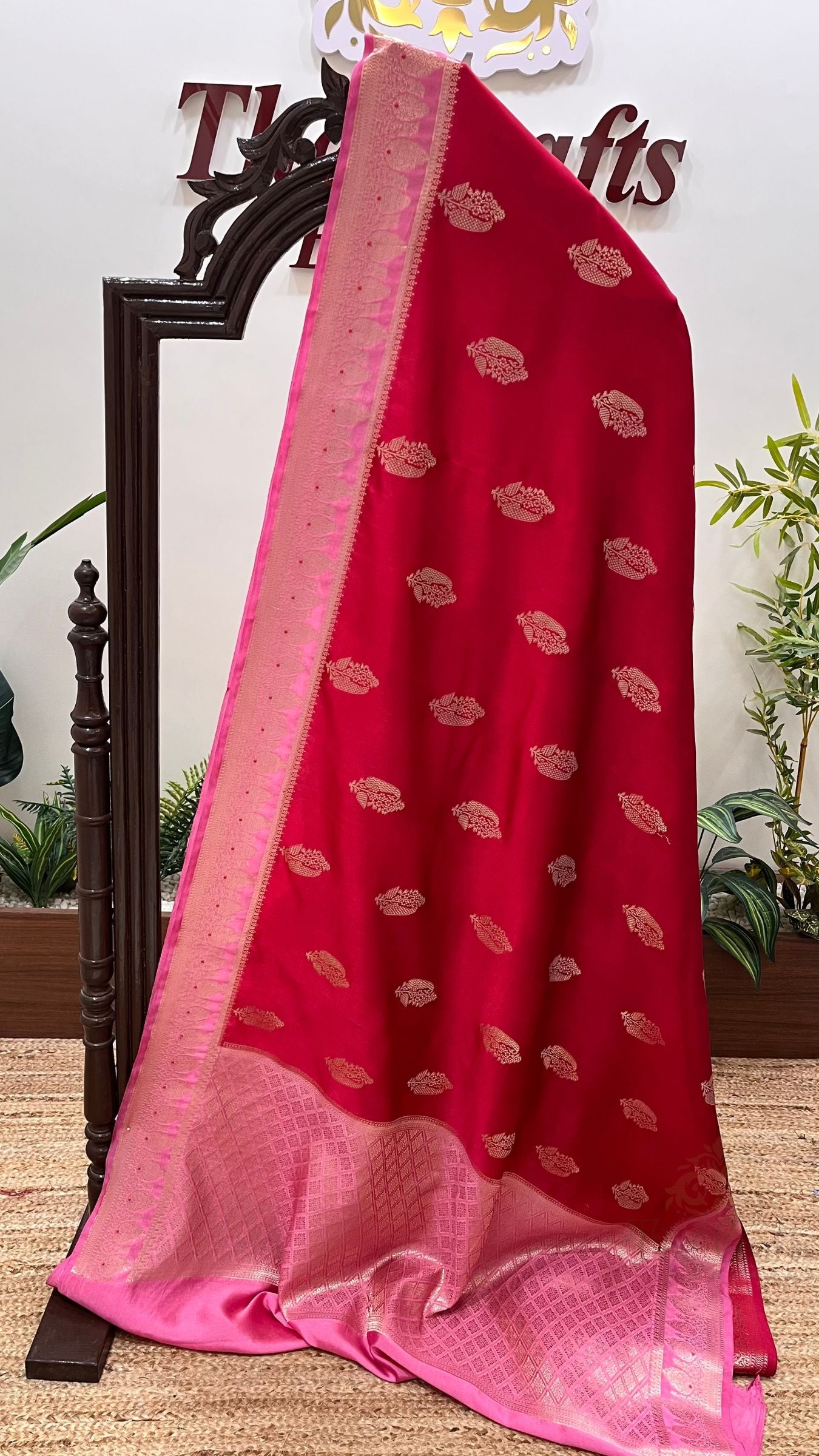 Pure Mango Silk Banarasi Saree