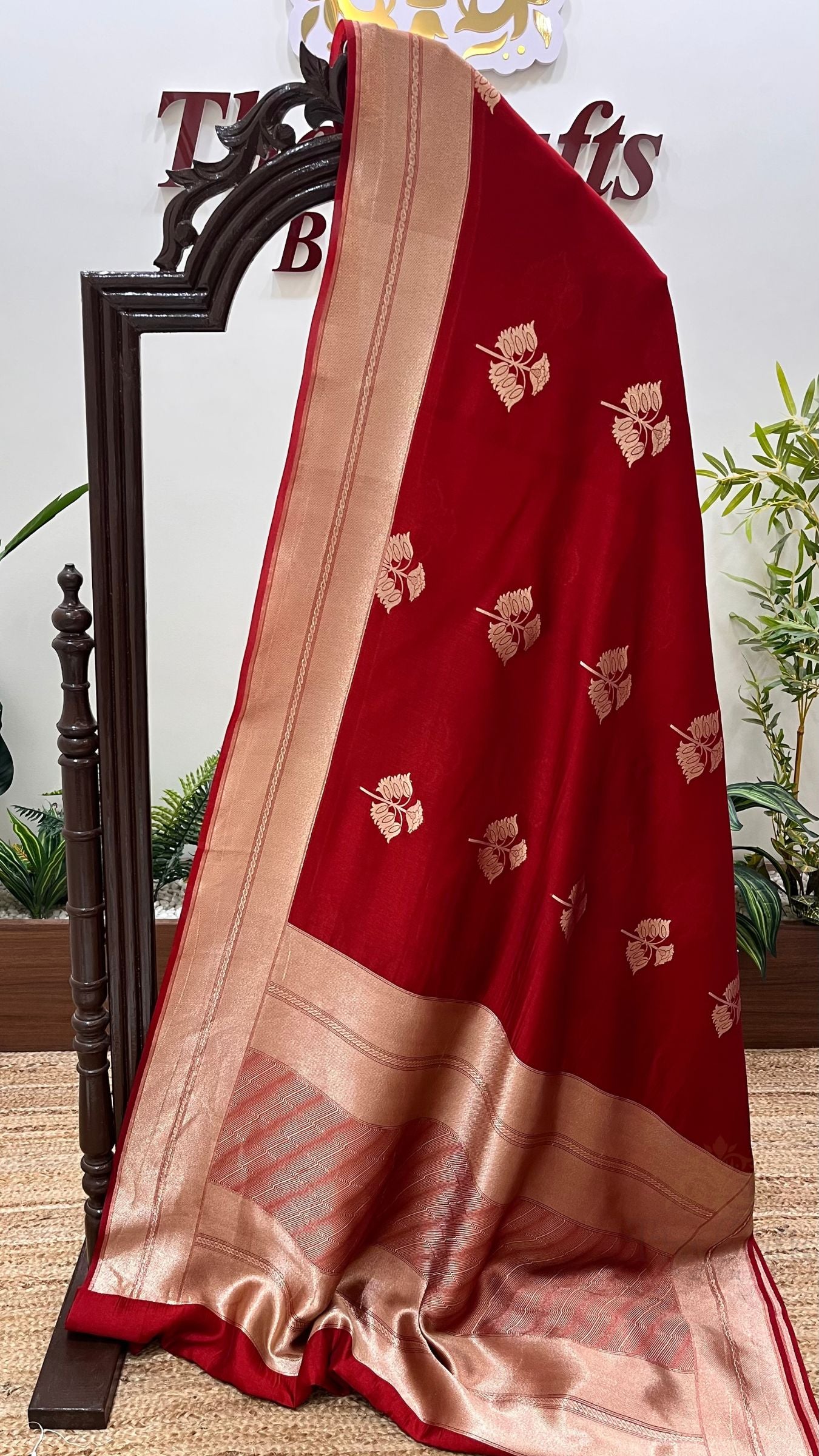 Pure Mango Silk Banarasi Saree