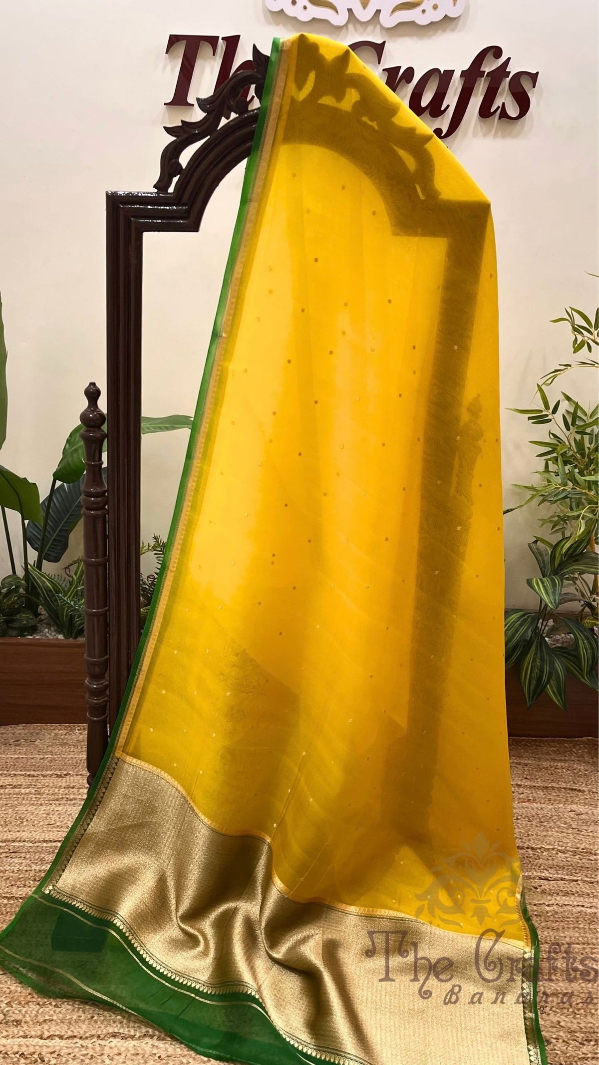 Pure Kora Silk Handloom Banarasi Saree