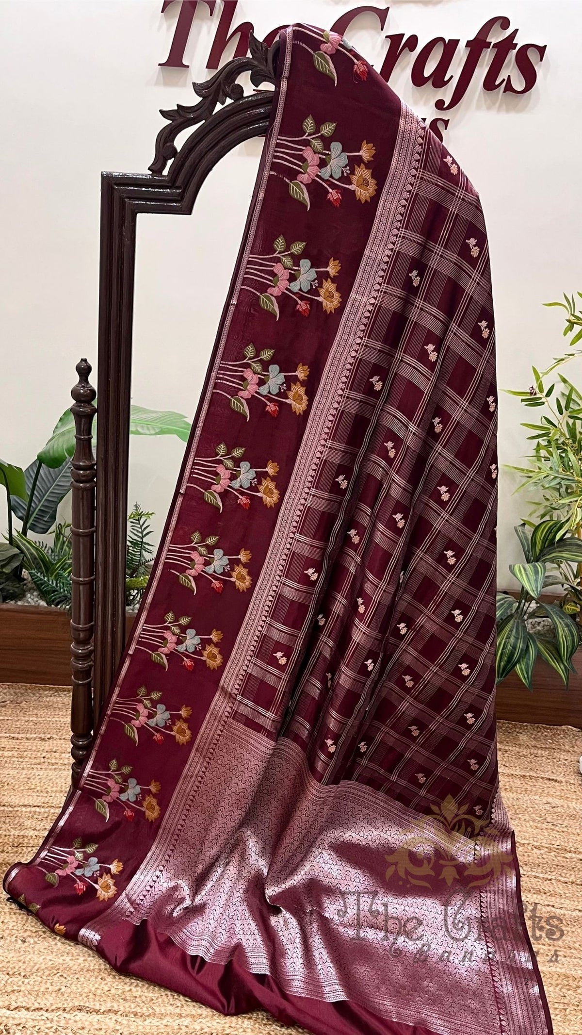 Pure Mango Silk Handloom Banarasi Saree