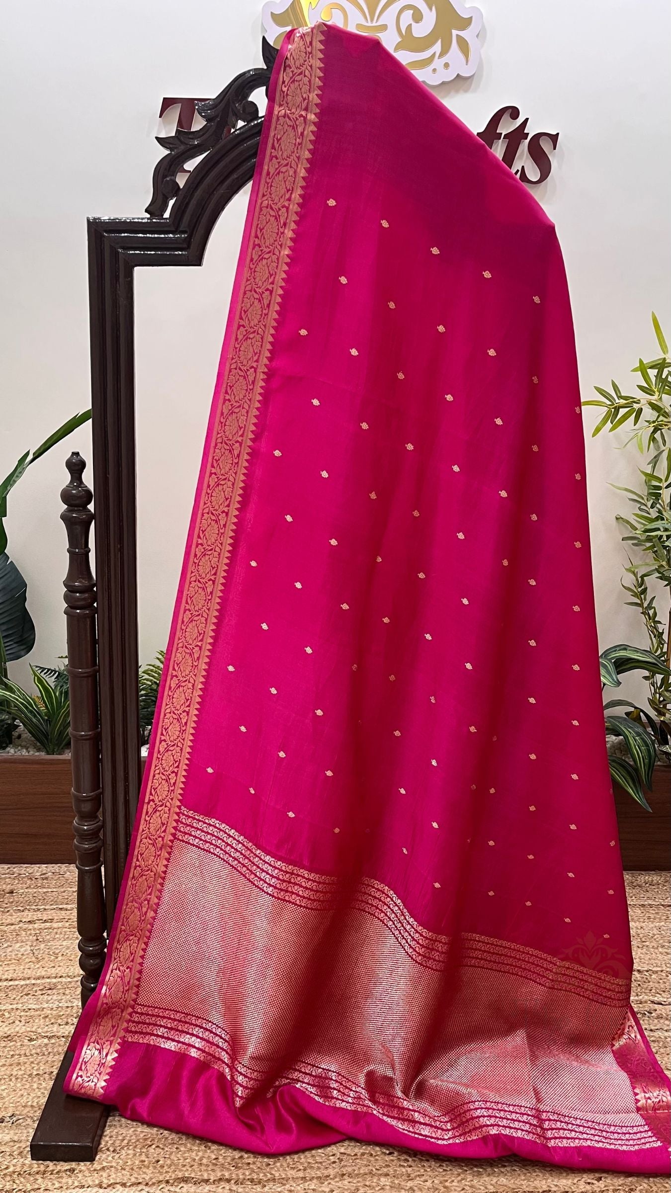 Pure Mango Silk Handloom Banarasi Saree