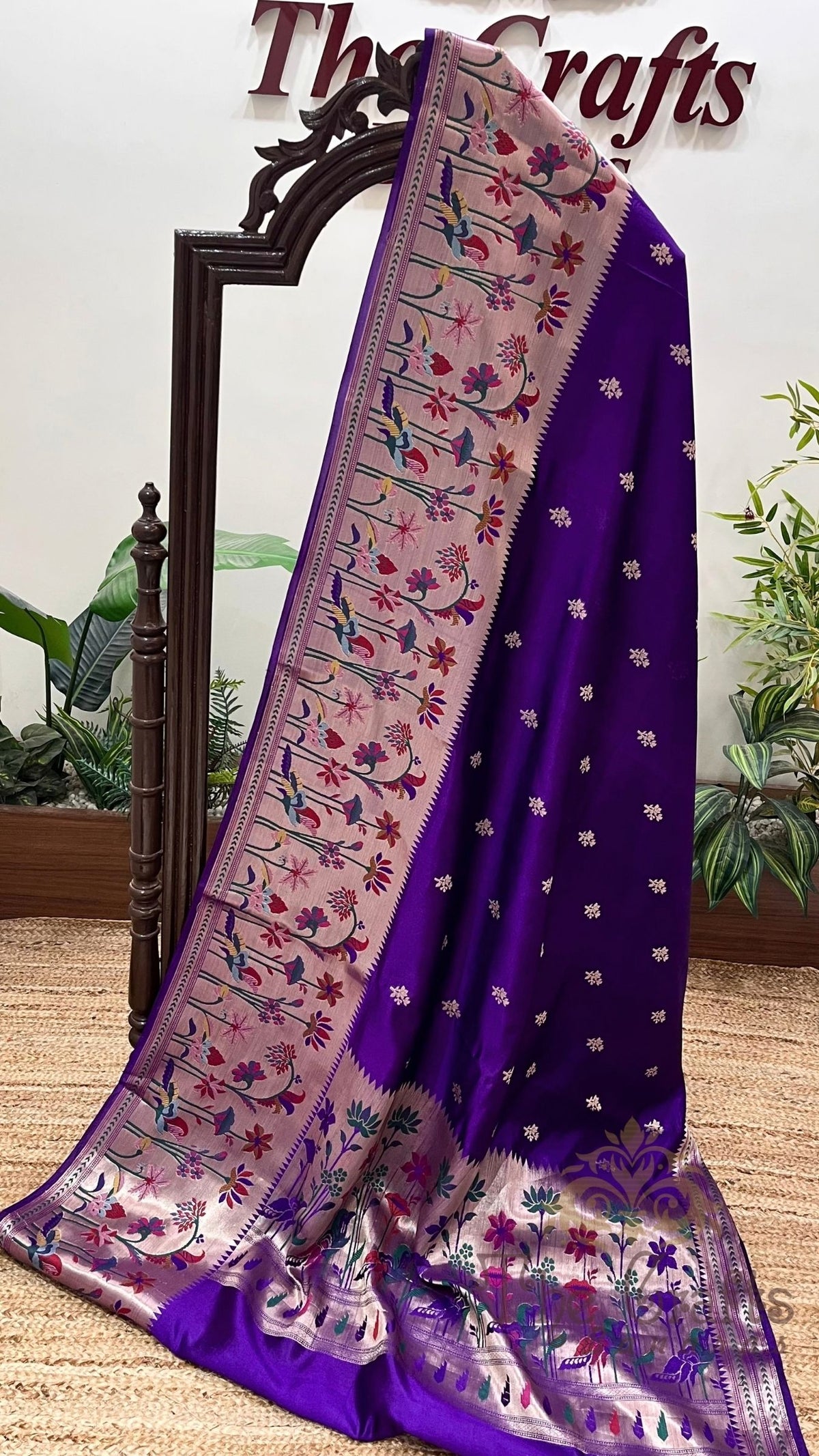 Pure Mango Silk Handloom Banarasi Saree