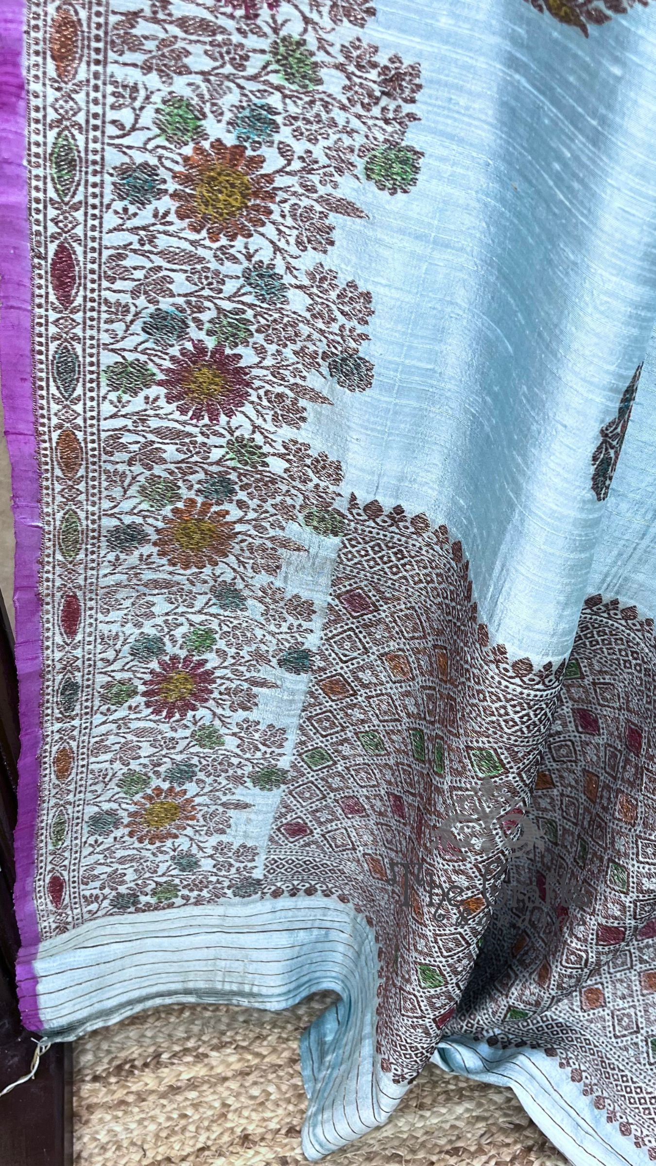 Pure Raw Silk Handloom Banarasi Saree