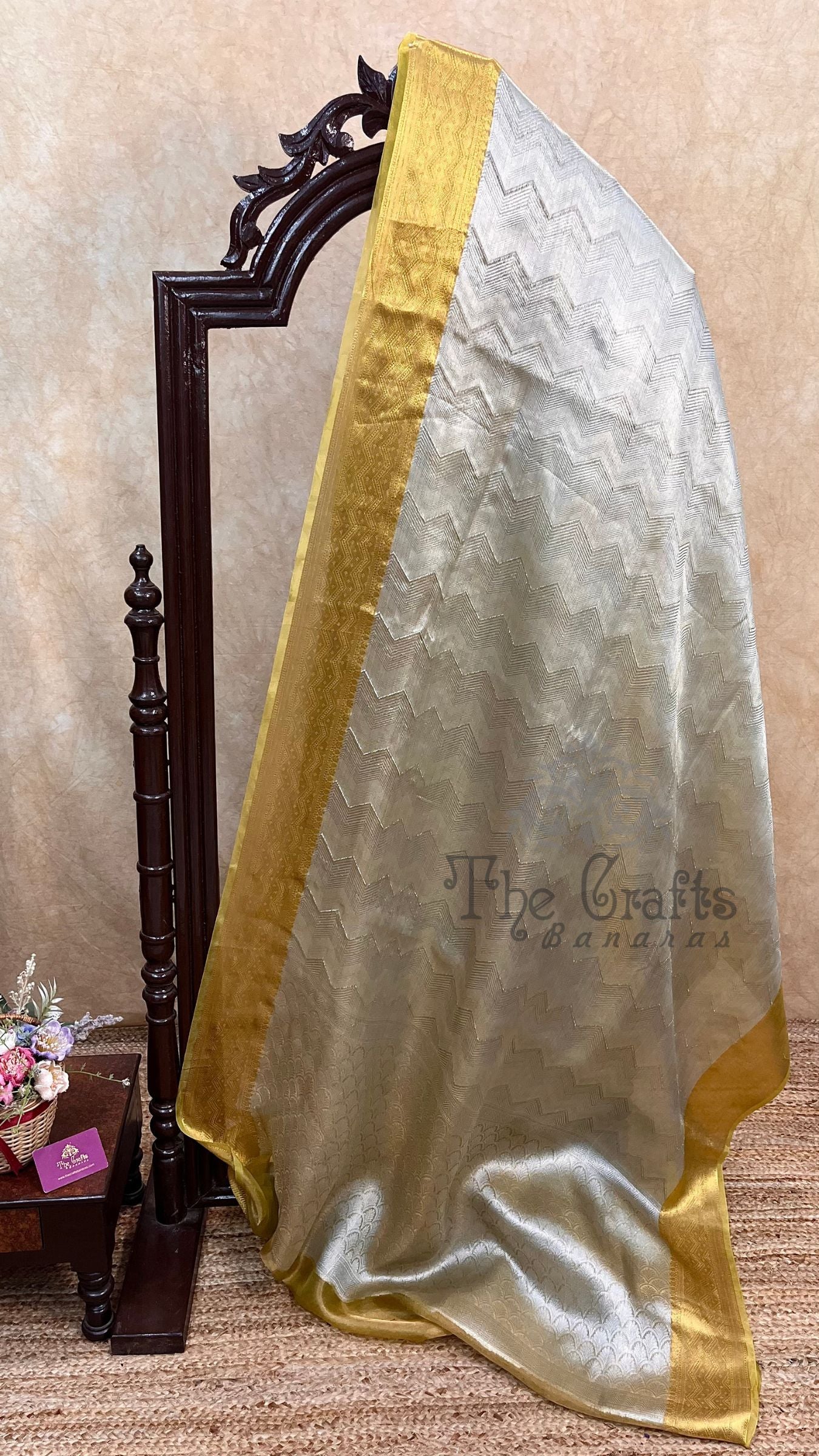 Pure Tissue Silk Brocade Banarasi Saree